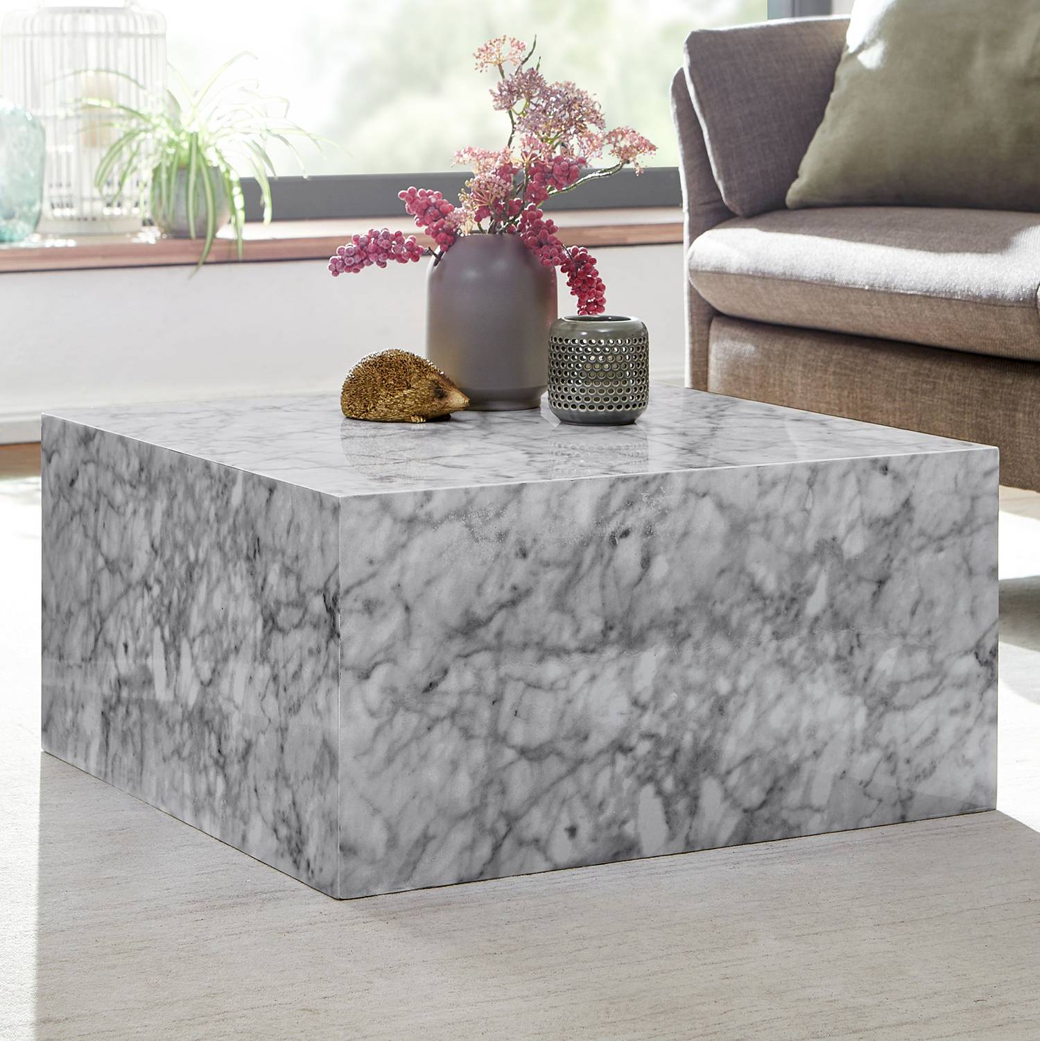 Coffee Table Muzio I Marble Grey