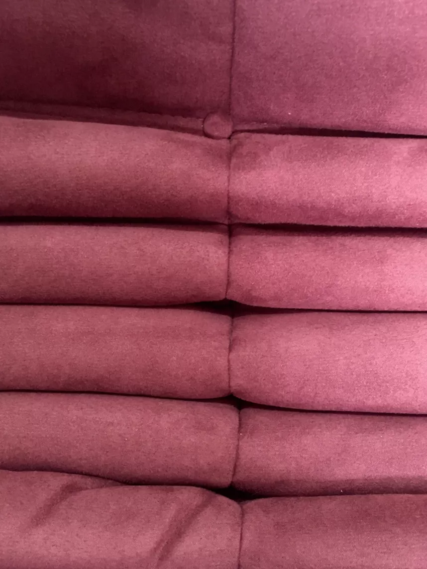 Togo Ecksofa Textil Fuchsia