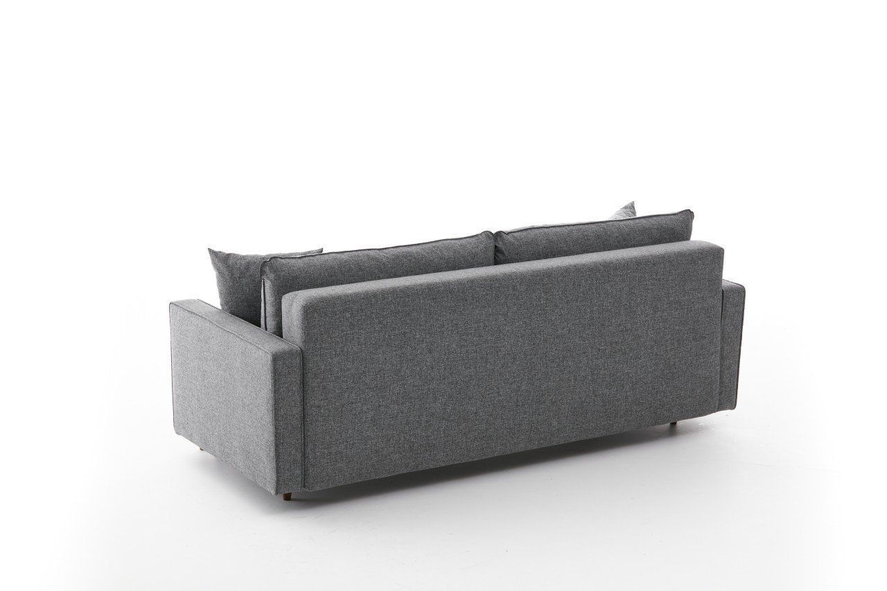 Eva Sofa 3-Sitzer Grau