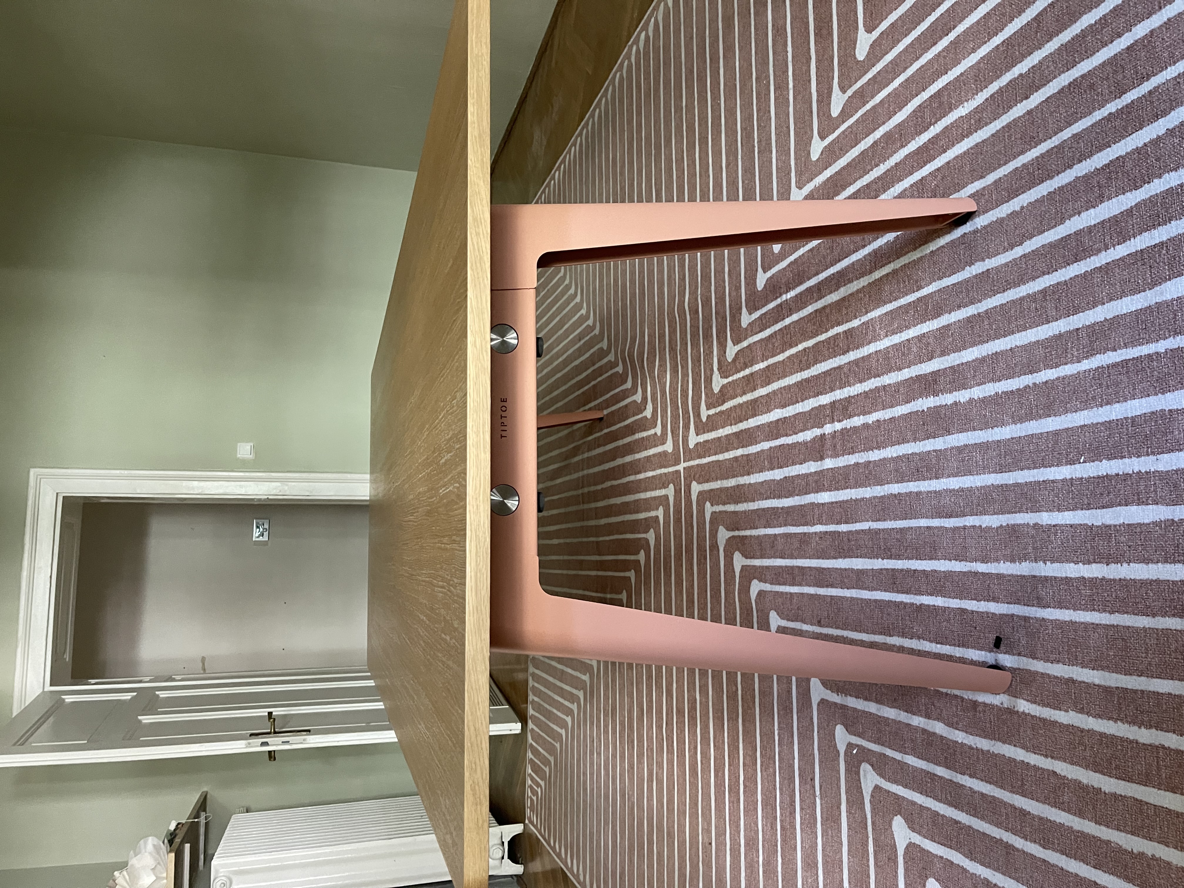 Design Esstisch Holz Stahl