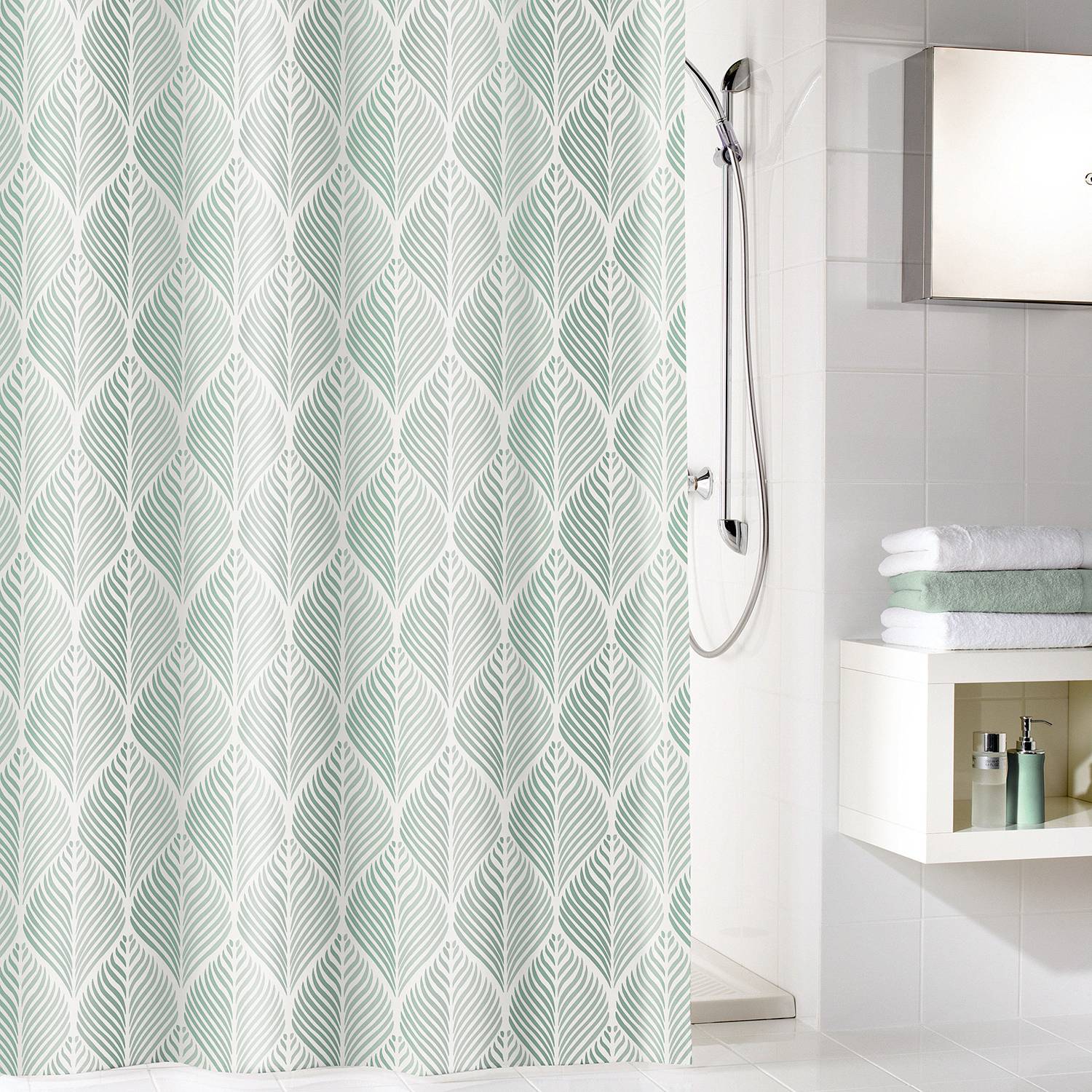 Duschvorhang Leaf Polyester Malediva