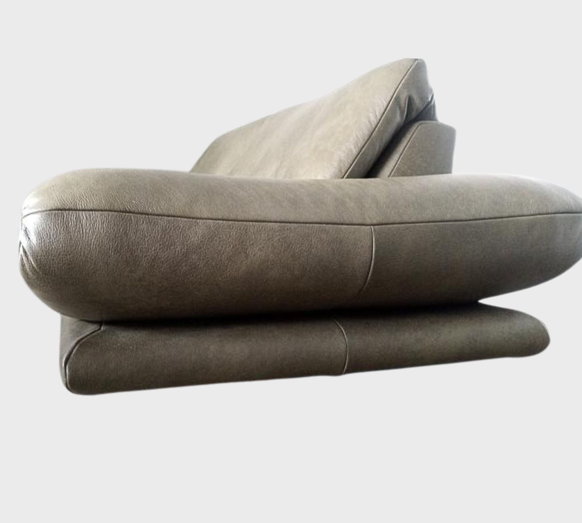Sofa mit Armlehnen-und Rückenfunktionen Leder Dunkelgrün