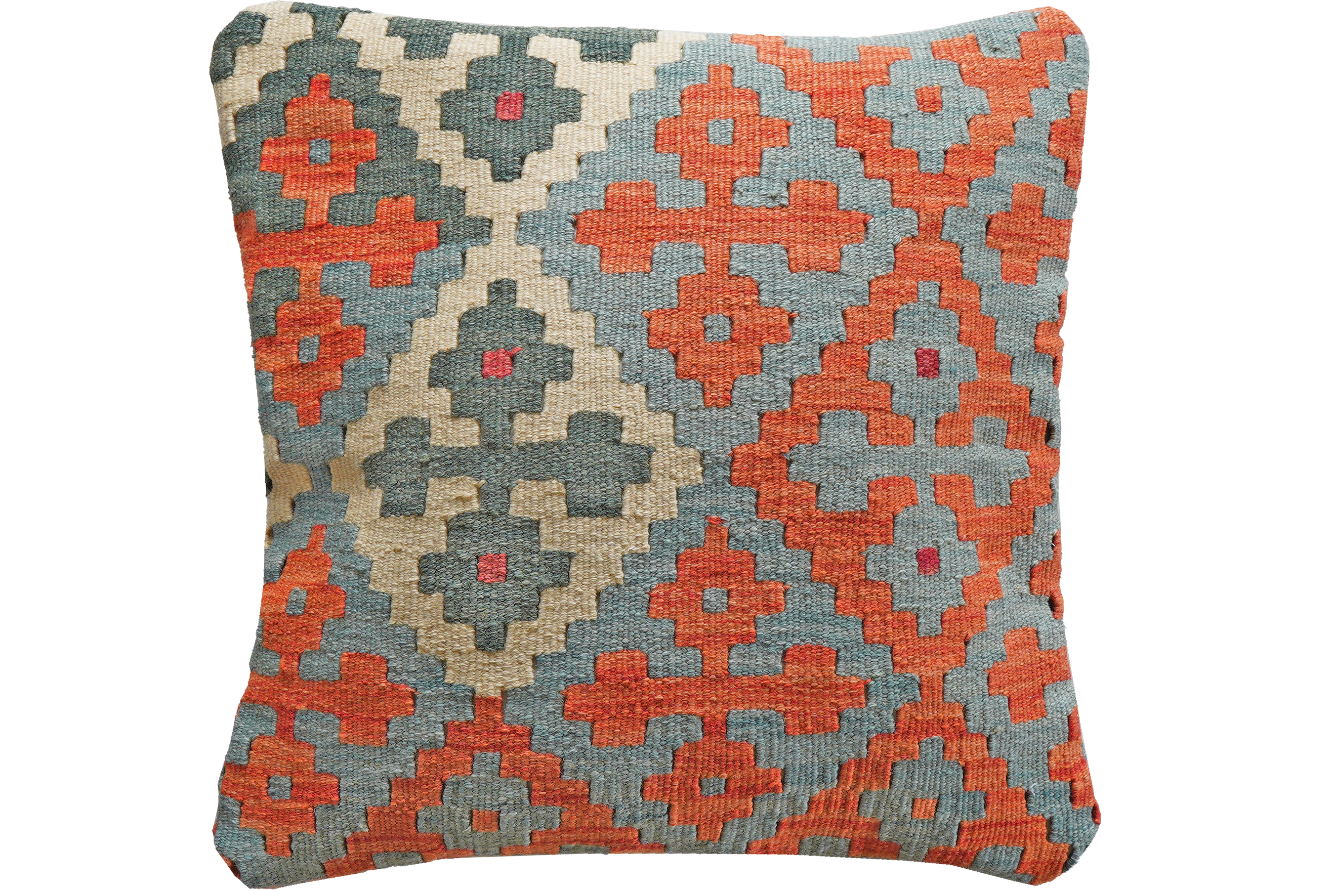 Cuscino Kilim Lana Cotone Multicolore