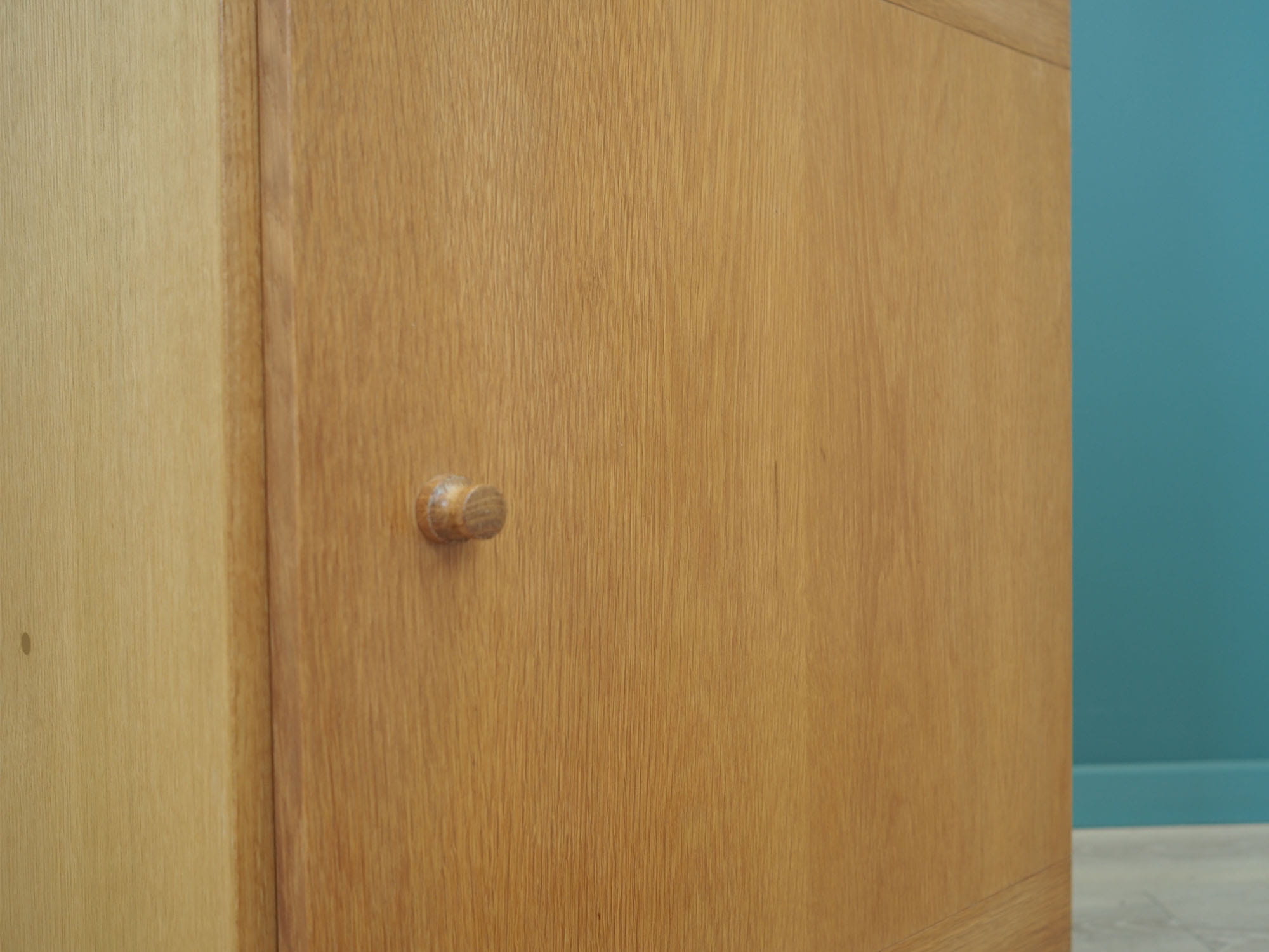 Vintage Bücherregal Holz Beige 1970er Jahre 