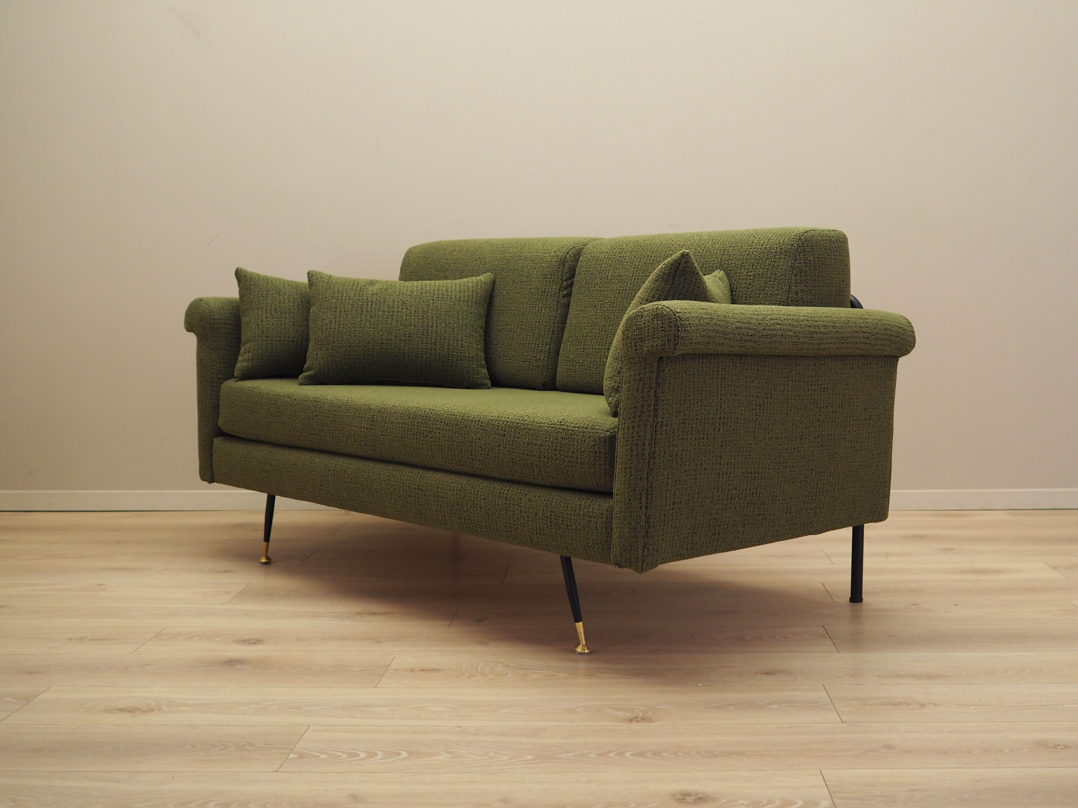 2-Sitzer Sofa Grün 1960er Jahre