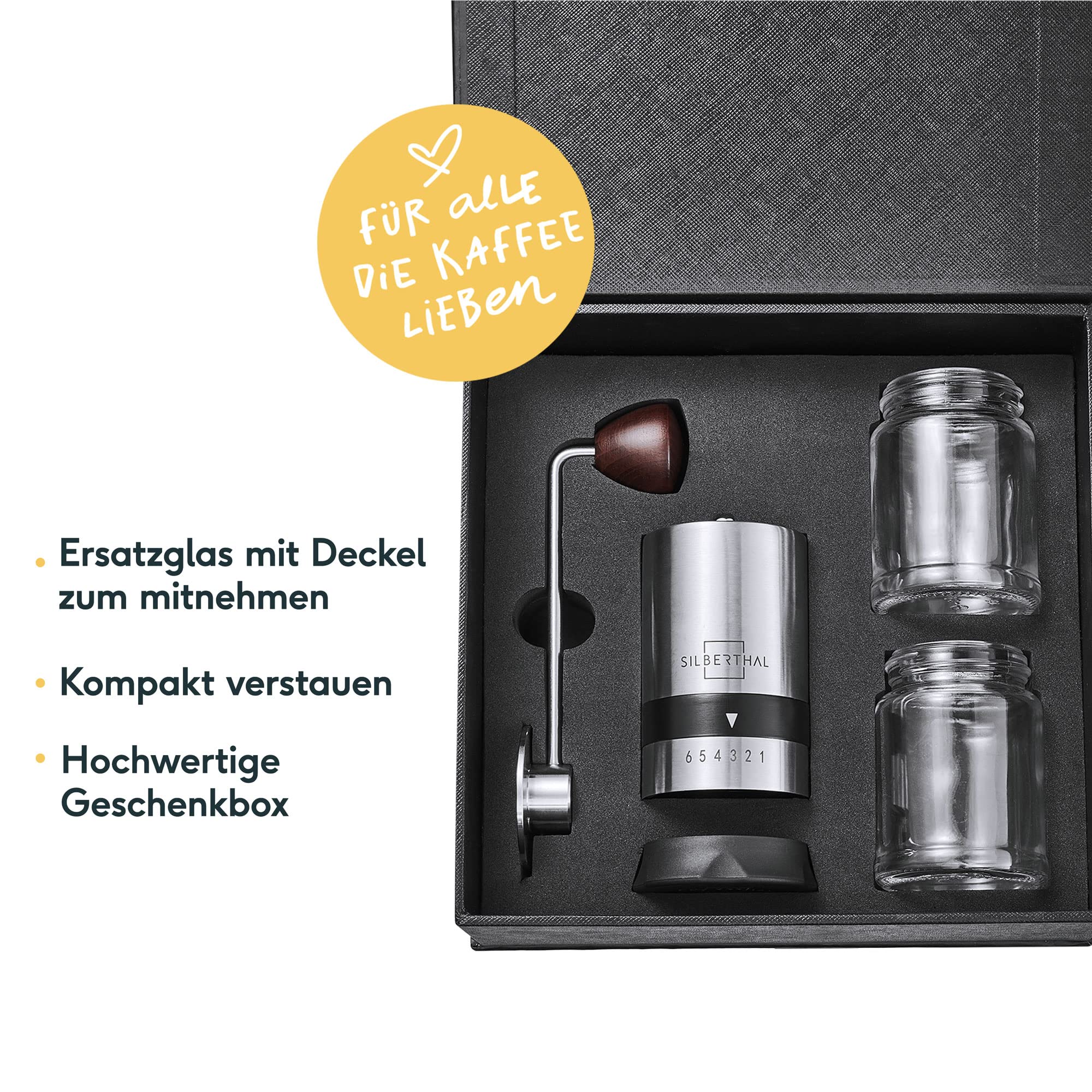 Kaffeemühle Manuell Kegelmahlwerk