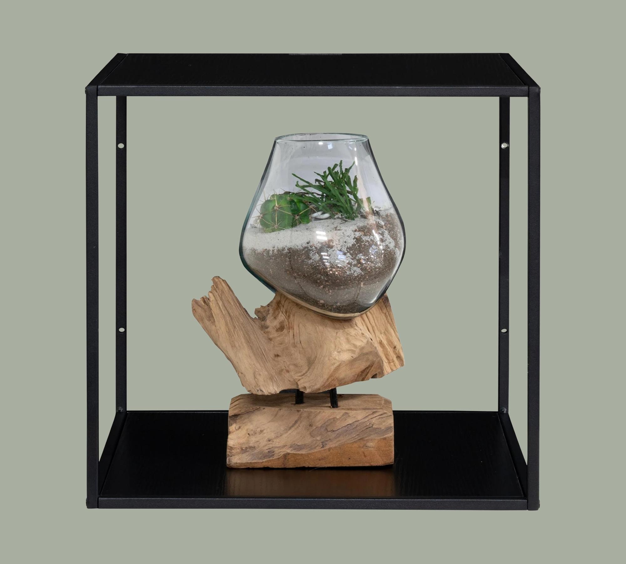 Wall shelf metal black