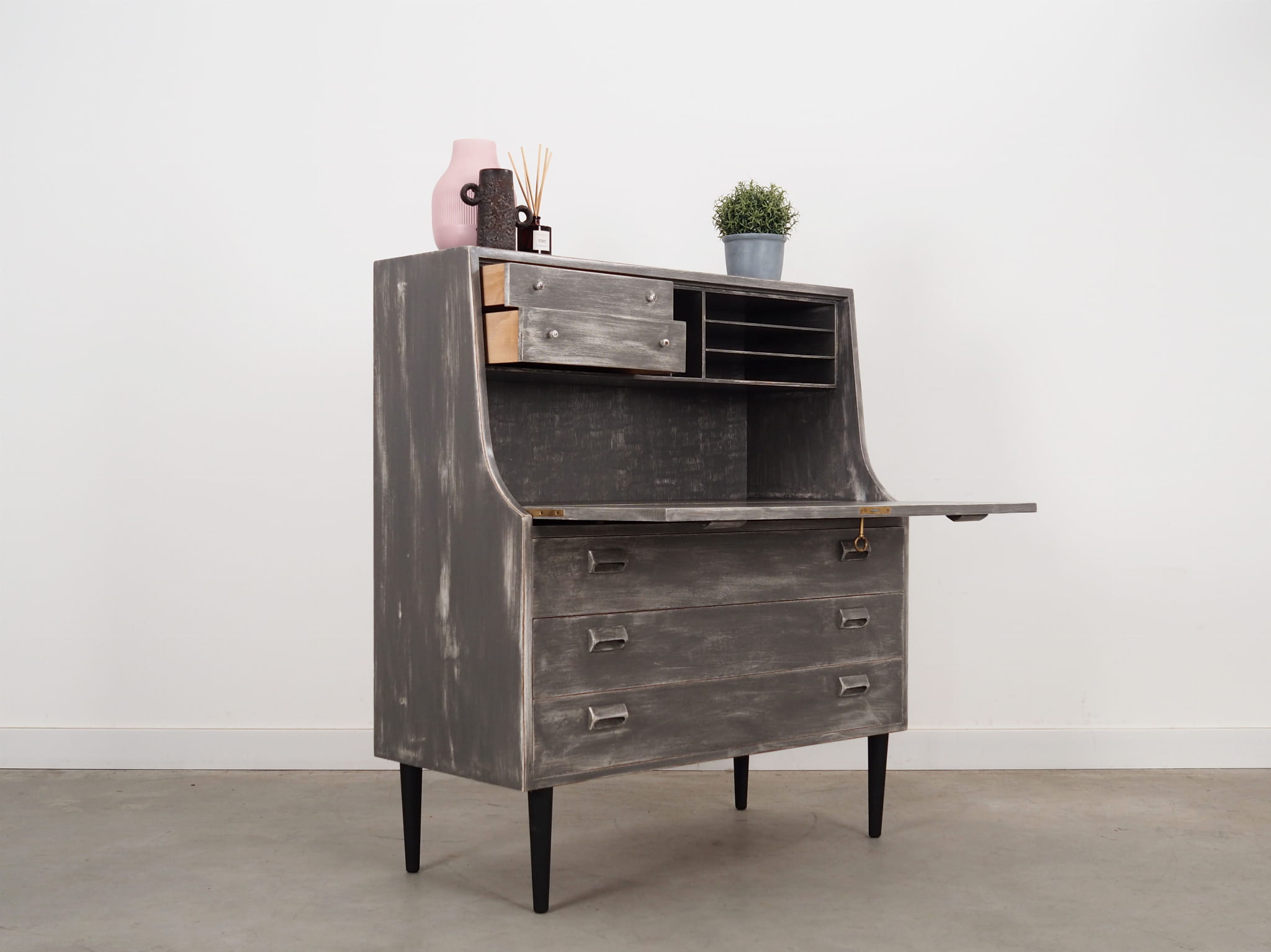 Secretary Wood Grey 1960s