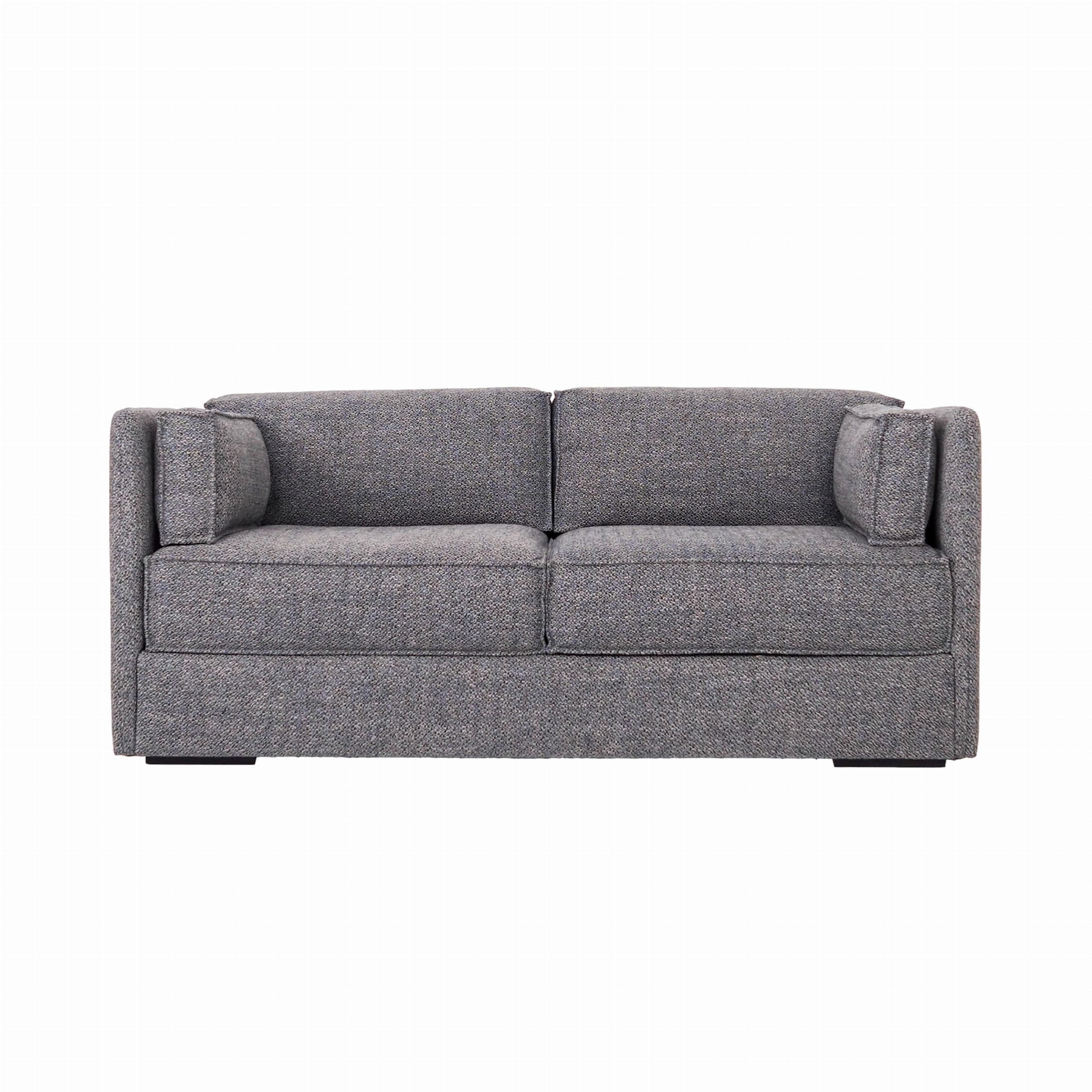 HAGA Sofa 2-Sitzer Grau 