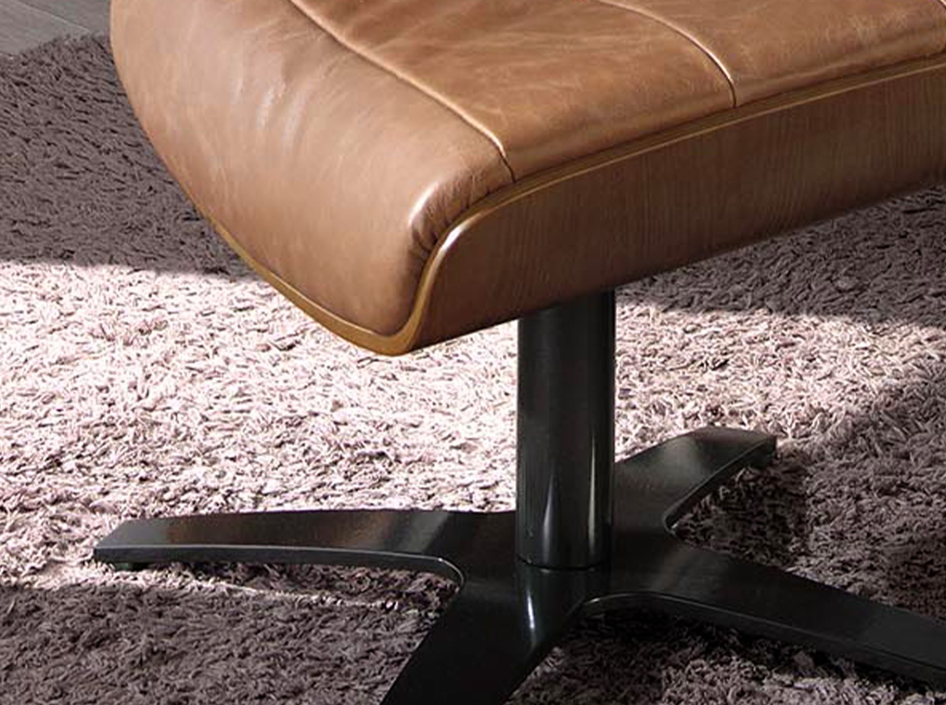 Ottoman 5084 Leder Braun