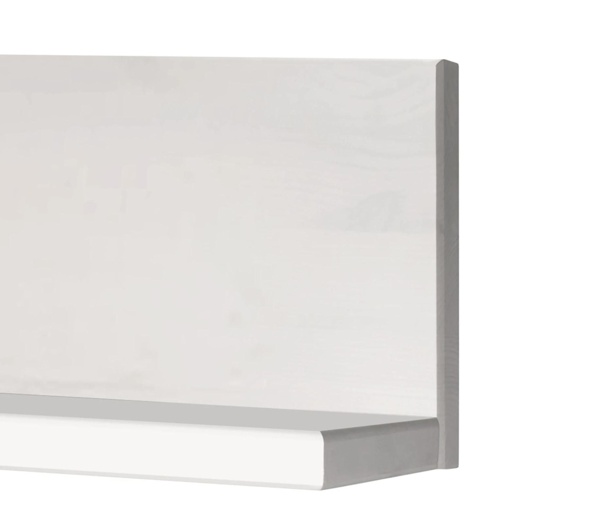 Wandboard Kiefernholz Massiv Weiß