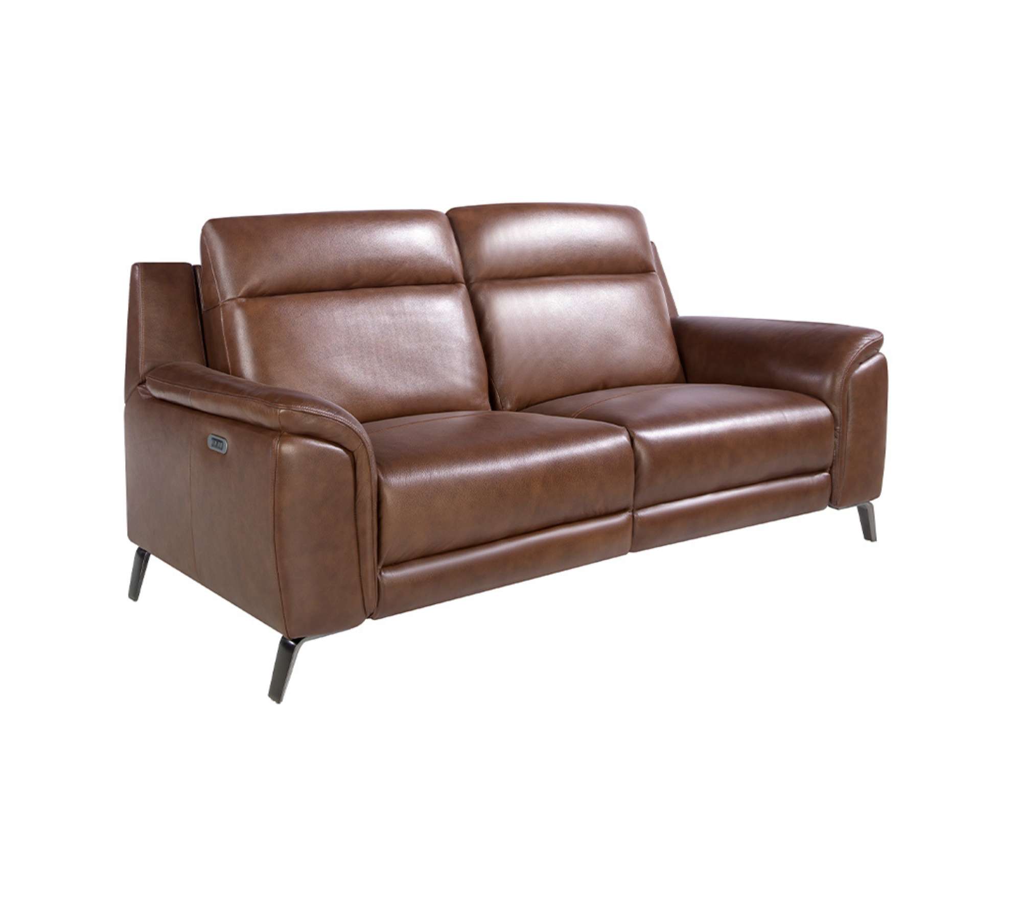 Sofa 2-Sitzer Leder Braun
