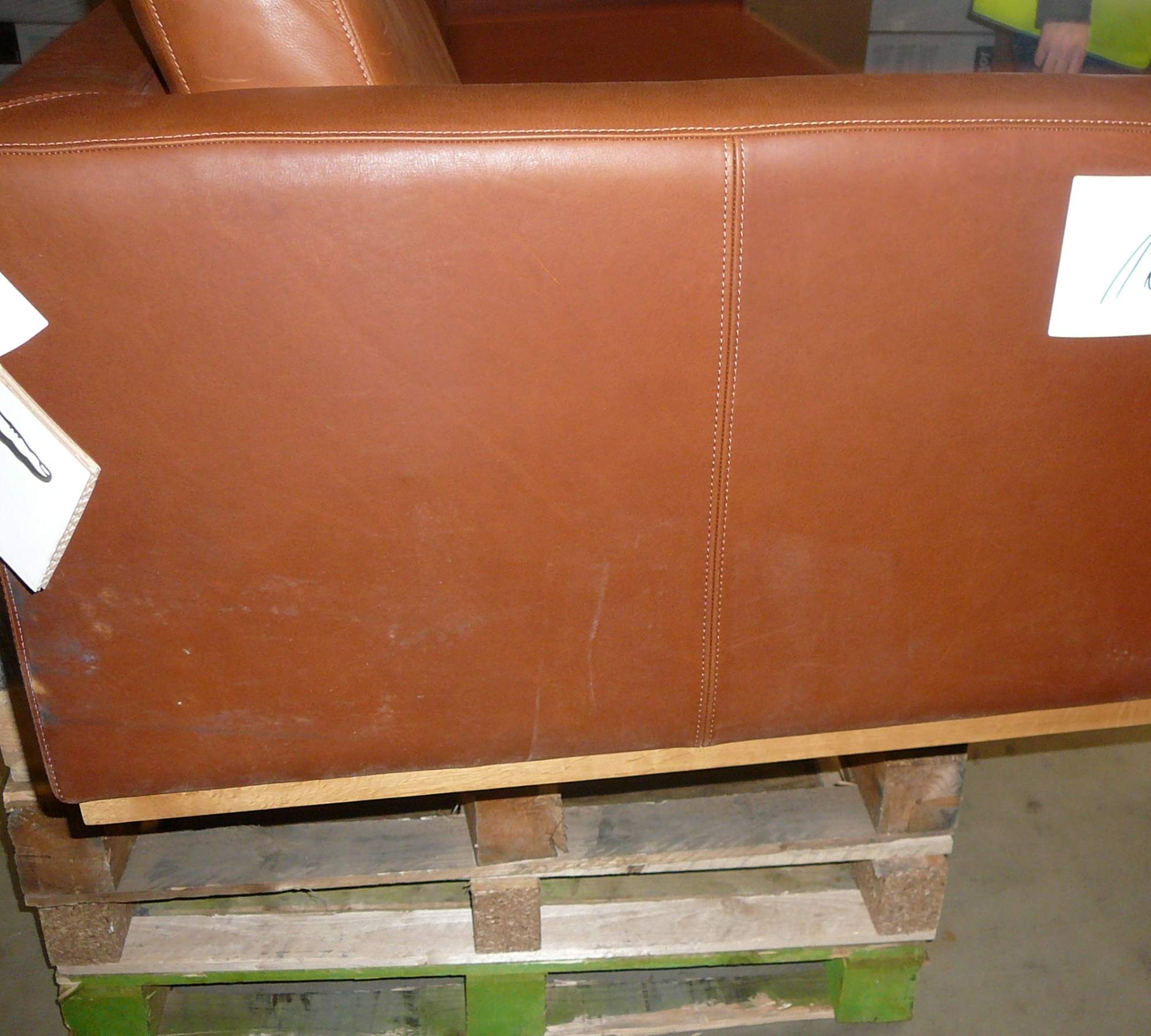 Johan 3-Sitzer Sofa Leder Cognac
