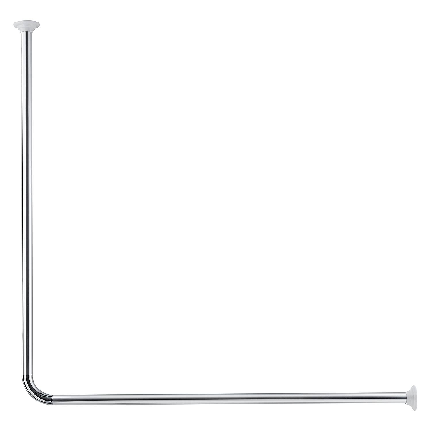 Winkelstange Universal-Stange Aluminium Silber