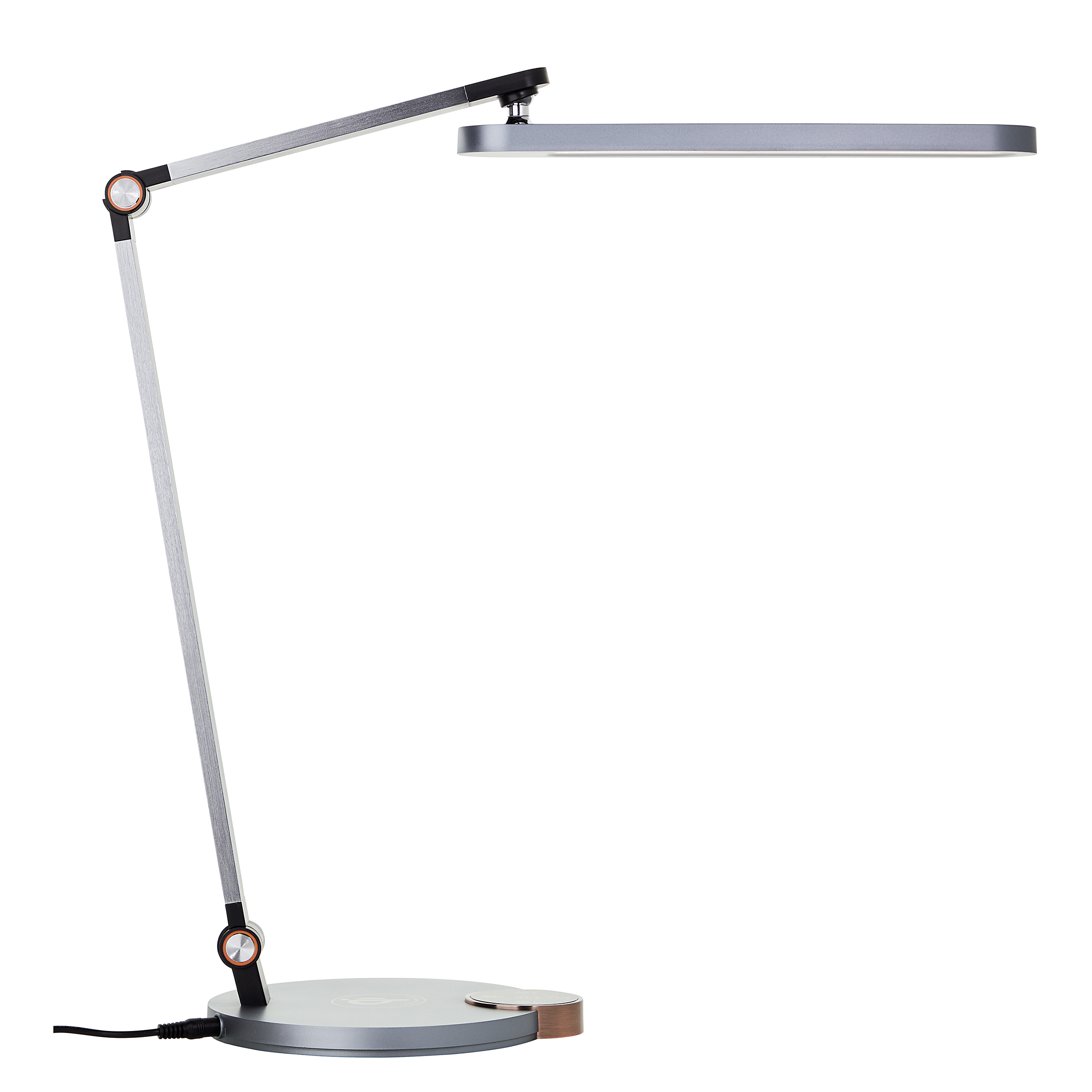 LED-Schreibtischlampe Officehero Aluminium Silber