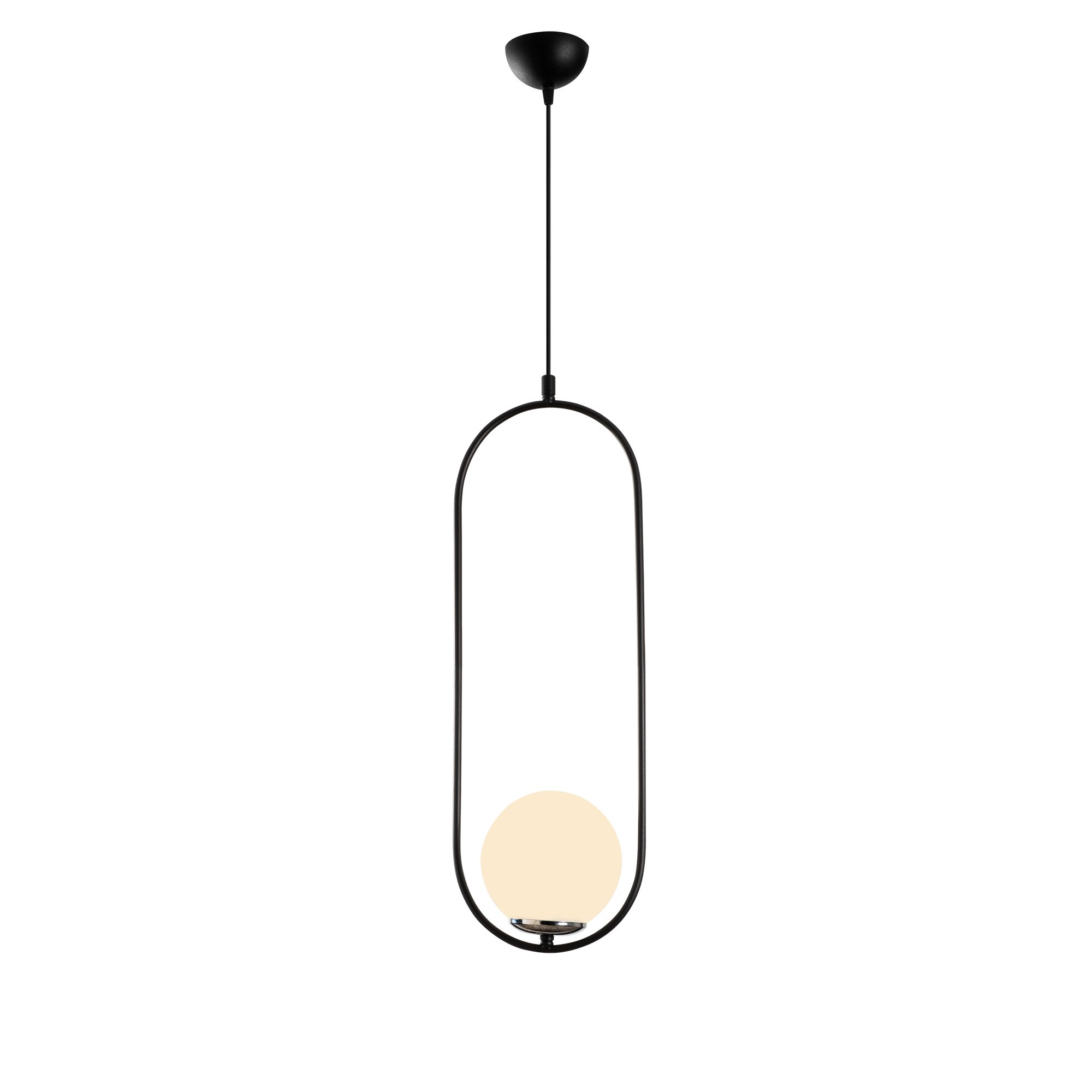 Mudoni MR-837 Hanging lamp Iron Glass Black