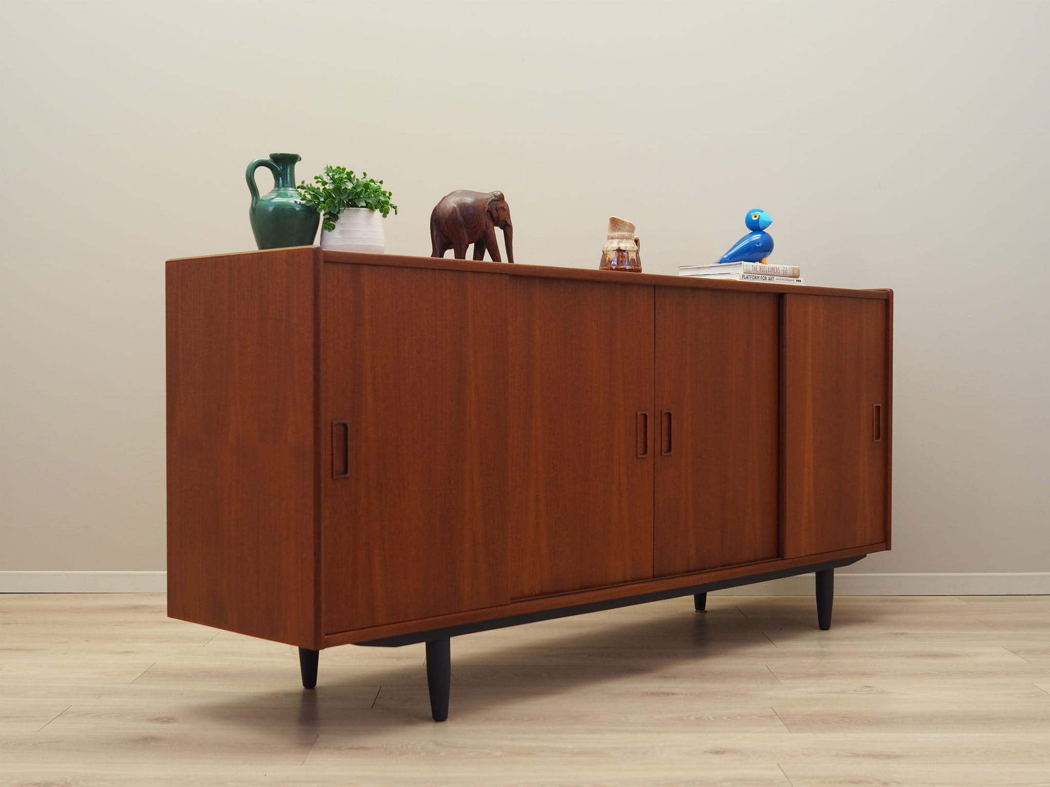 Vintage Sideboard Teak wood Brown 1970s
