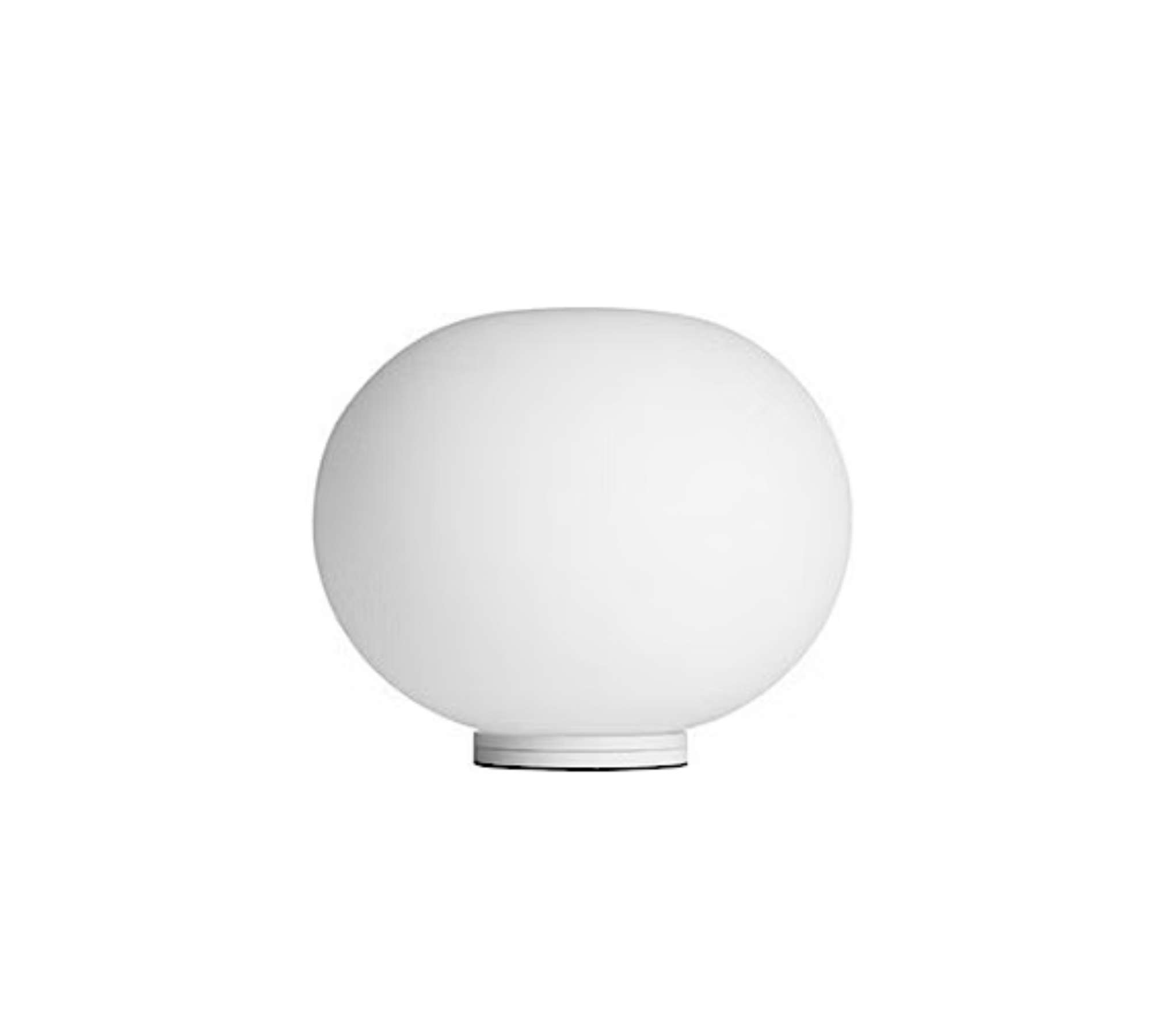 Glo-Ball Basic Zero Tisch- und Bodenleuchte Glas Weiß