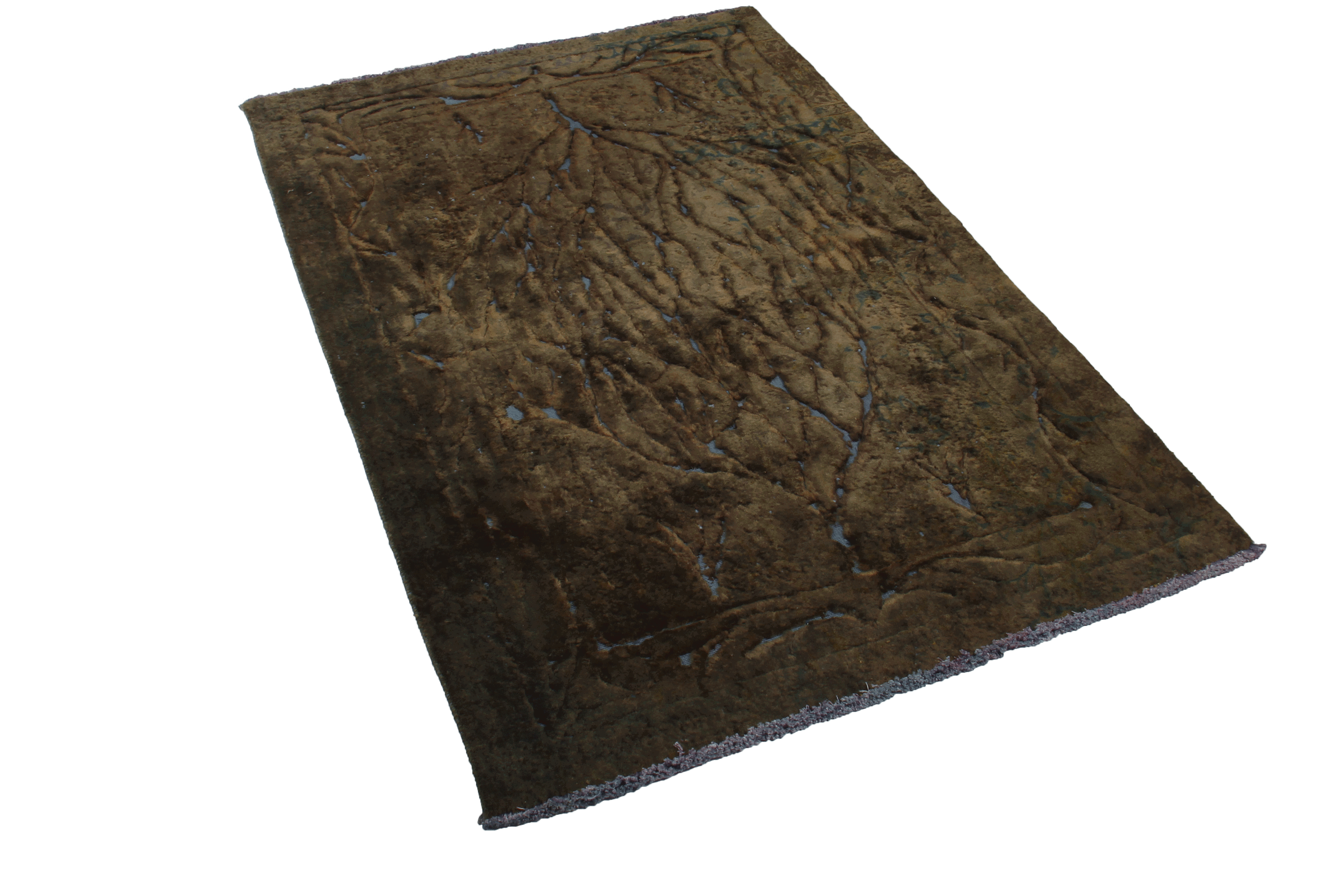 Tappeto vintage in lana multicolore