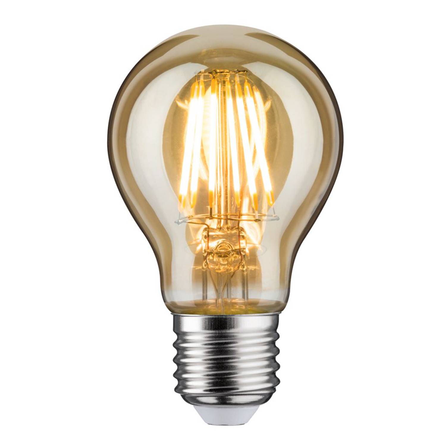 3x Face LED-Leuchtmittel Klarglas Metall