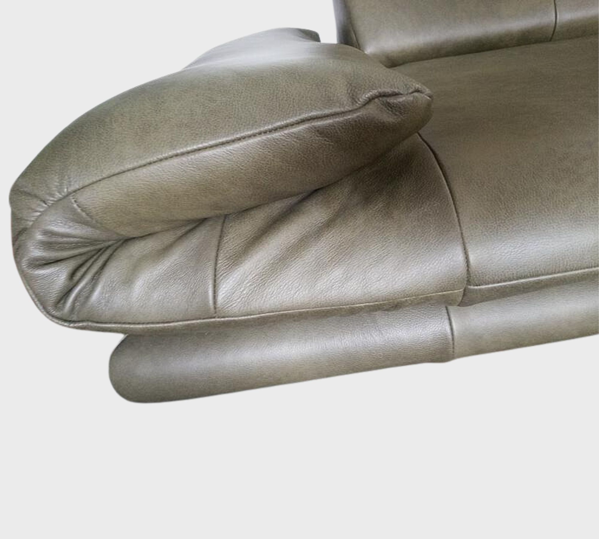 Sofa mit Armlehnen-und Rückenfunktionen Leder Dunkelgrün