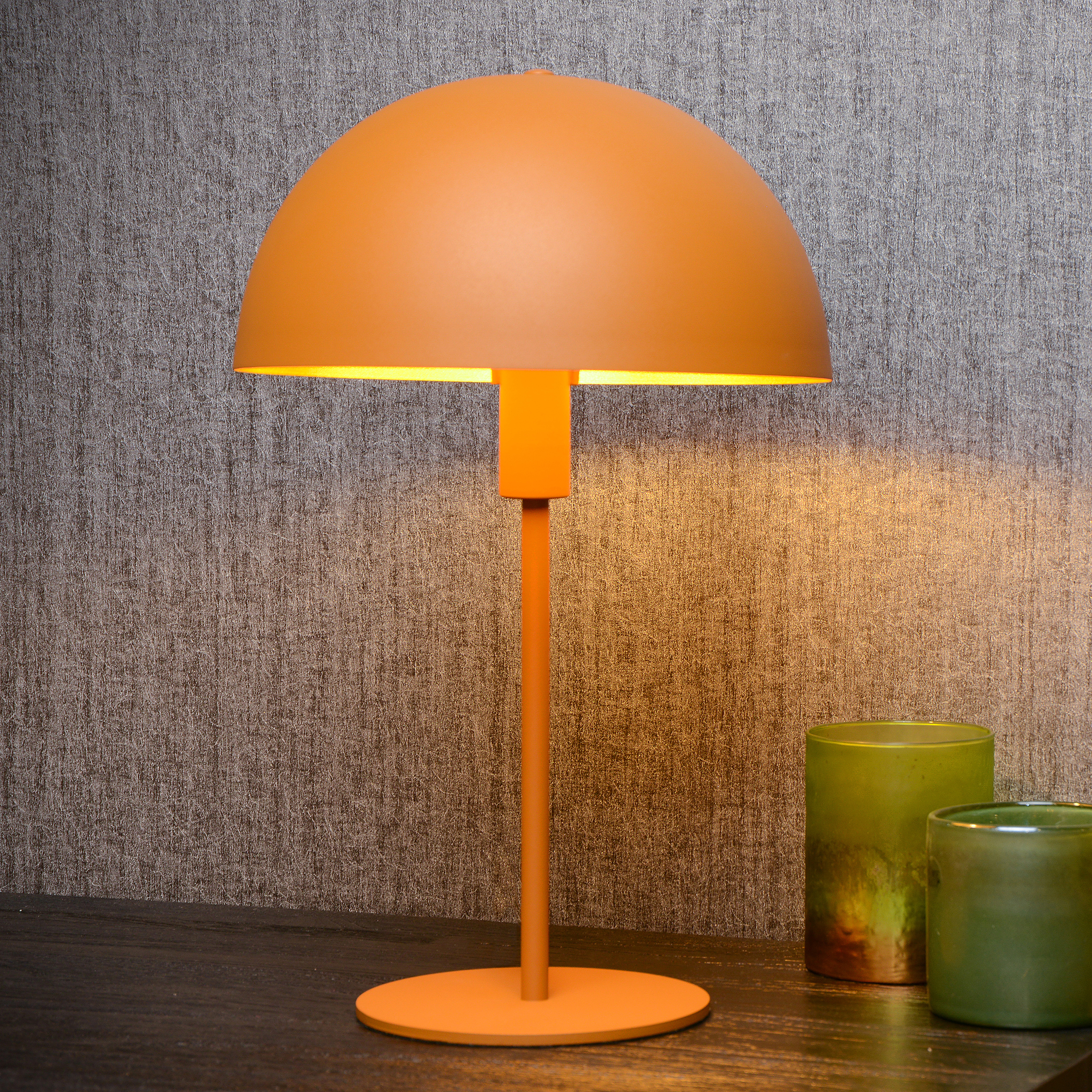 Siemon Tischleuchte Stahl Gelb