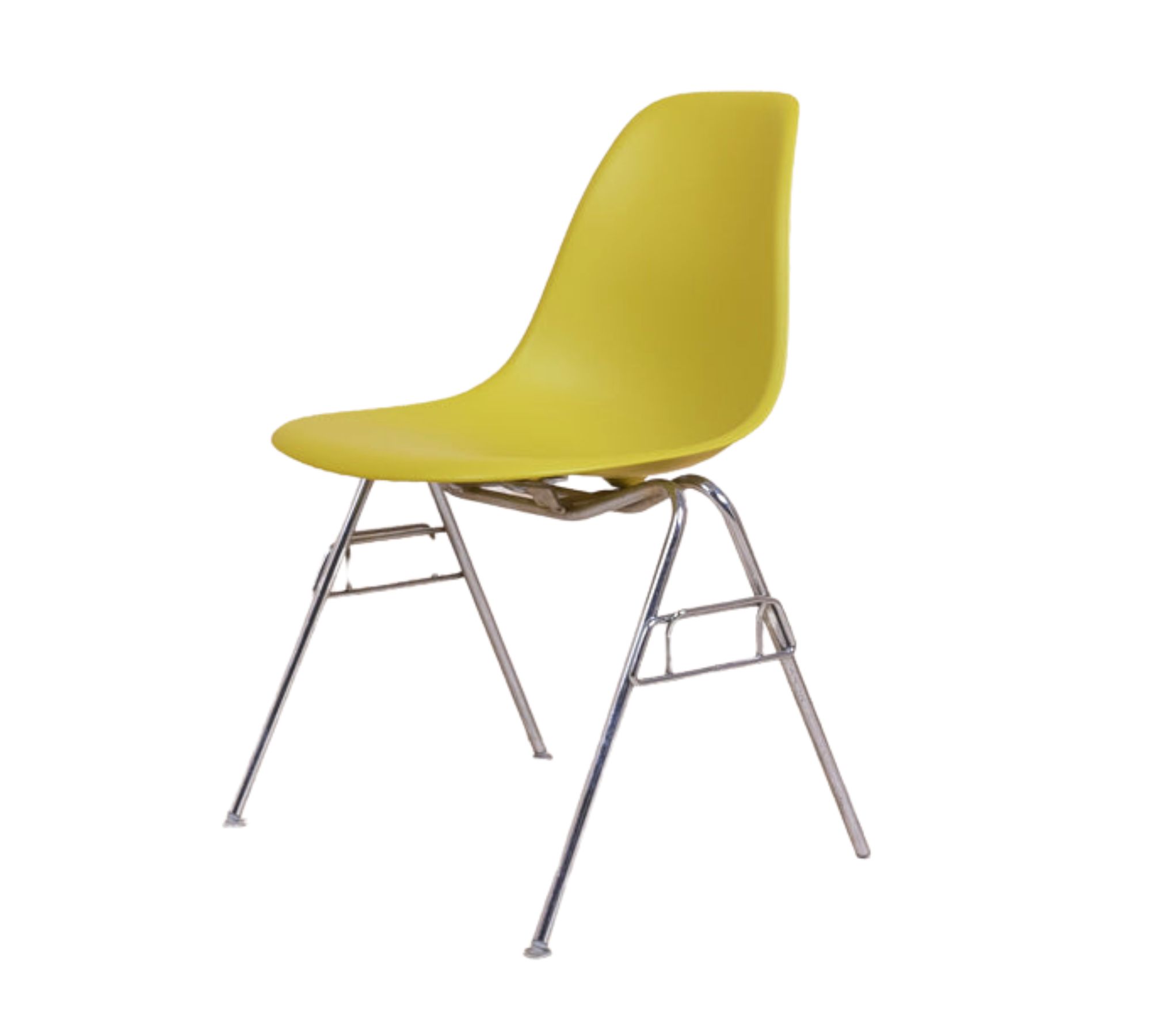 Eames DSS Plastic Side Chair Senf