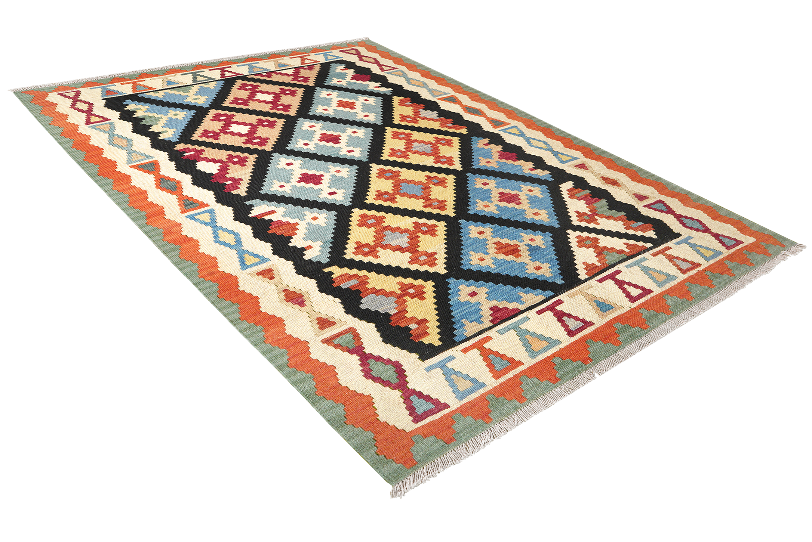 Kelim Gashgai Wool Multicolor