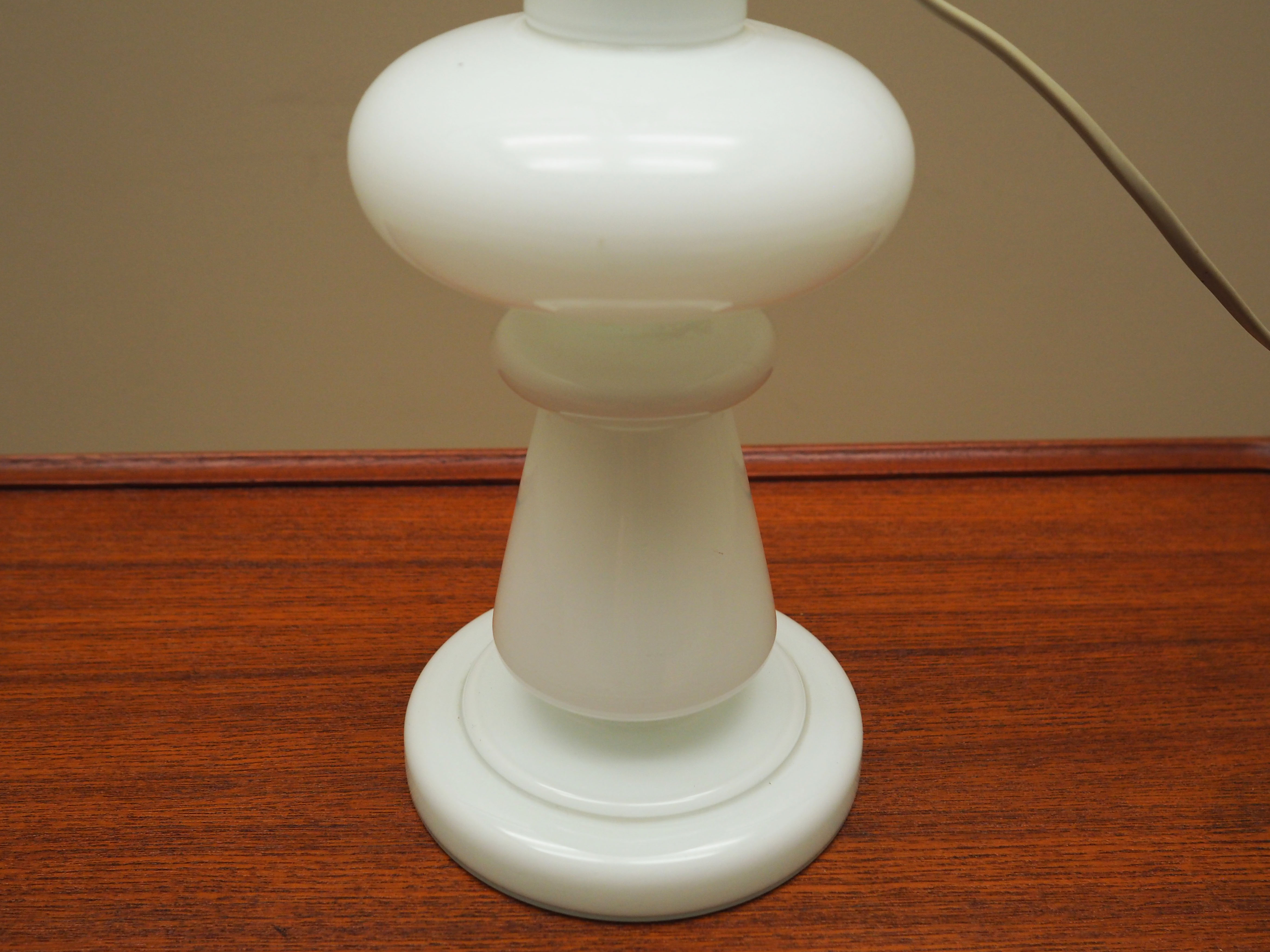 Tischlampe Glas 1970er Jahre