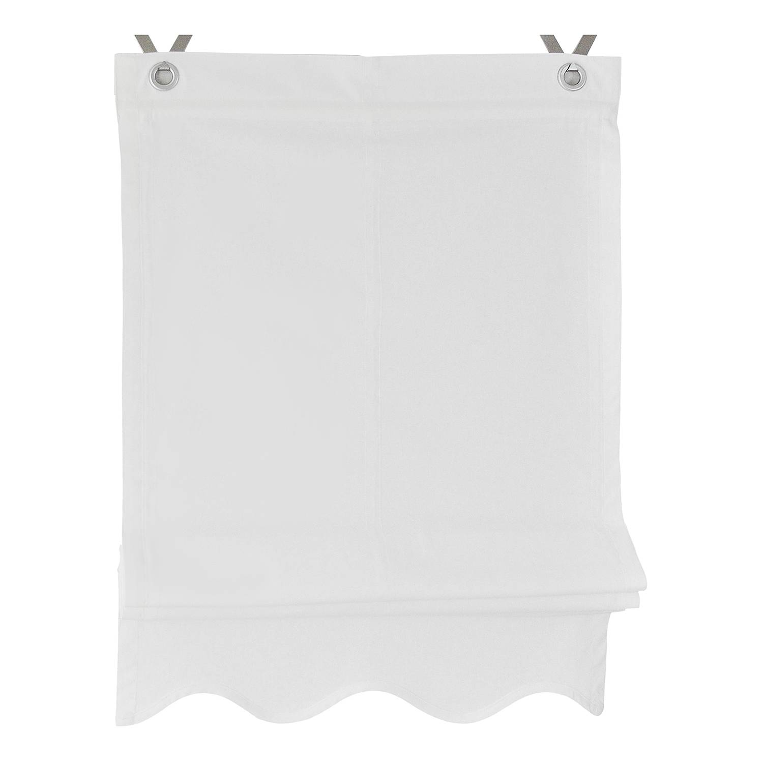 Raffrollo Olivia Webstoff Weiß 80 x 140 cm