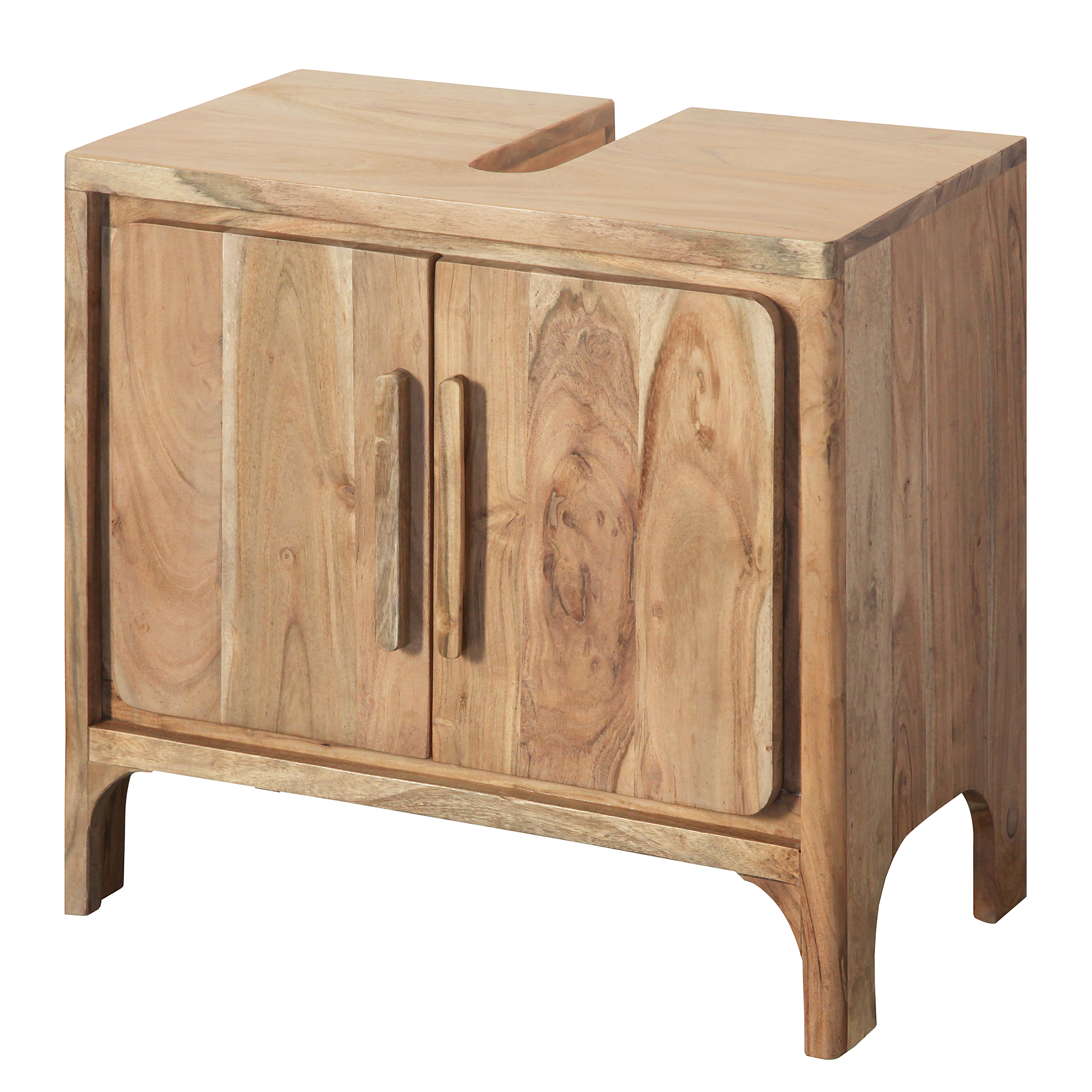 Vienna Vanity Unit Solid Acacia Wood