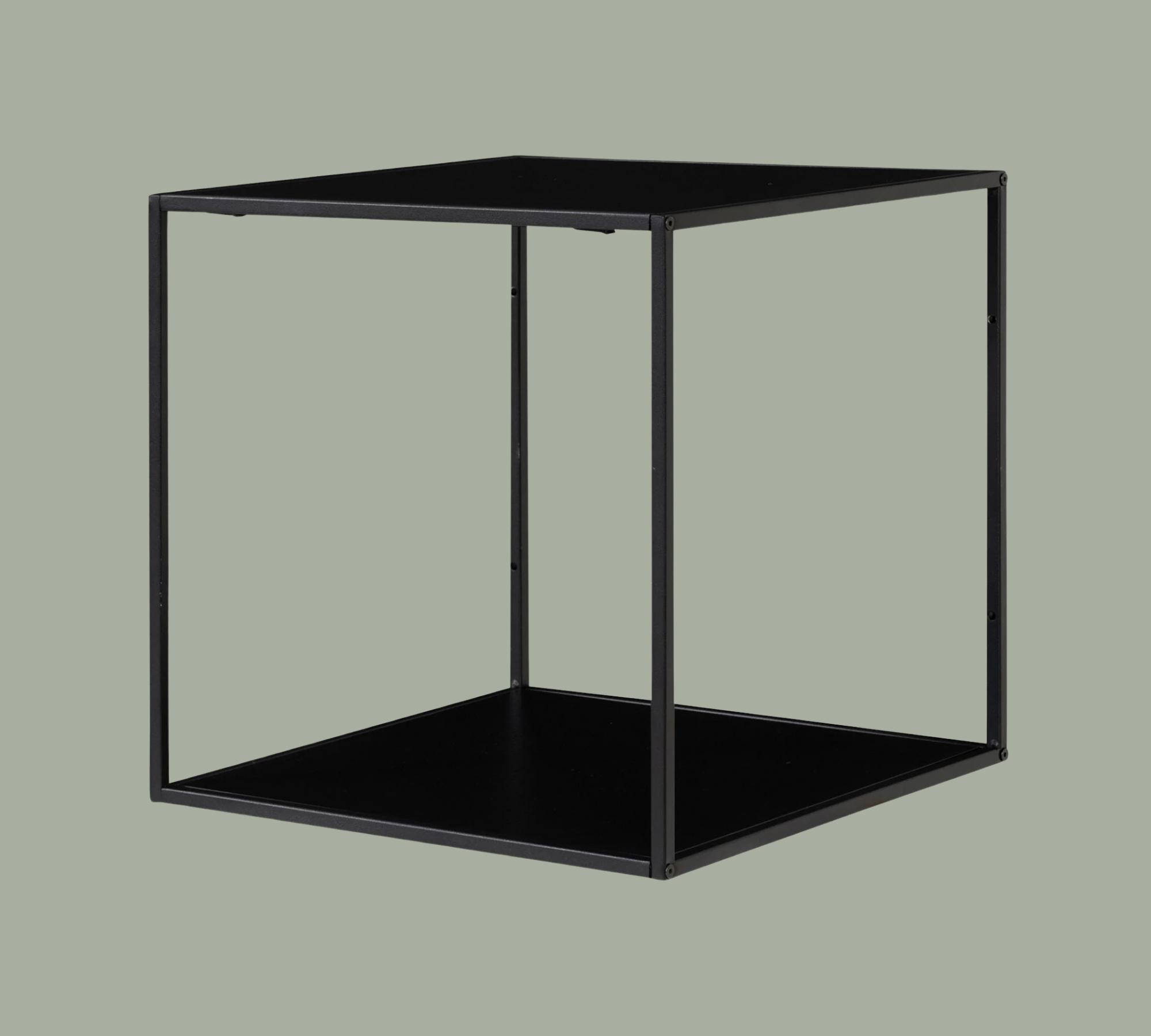 Wall shelf metal black