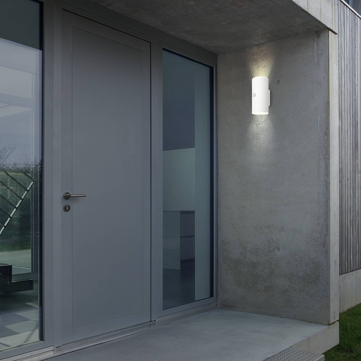 Upsa LED Wall Light with Sensor Plastic 1-flame