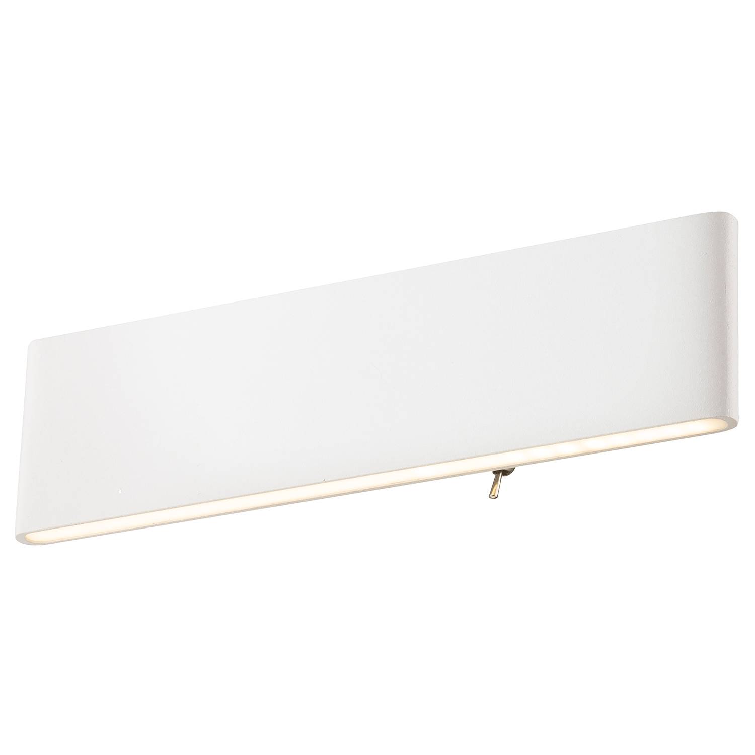 LED wall lamp Siegfried Acrylic glass Aluminum White