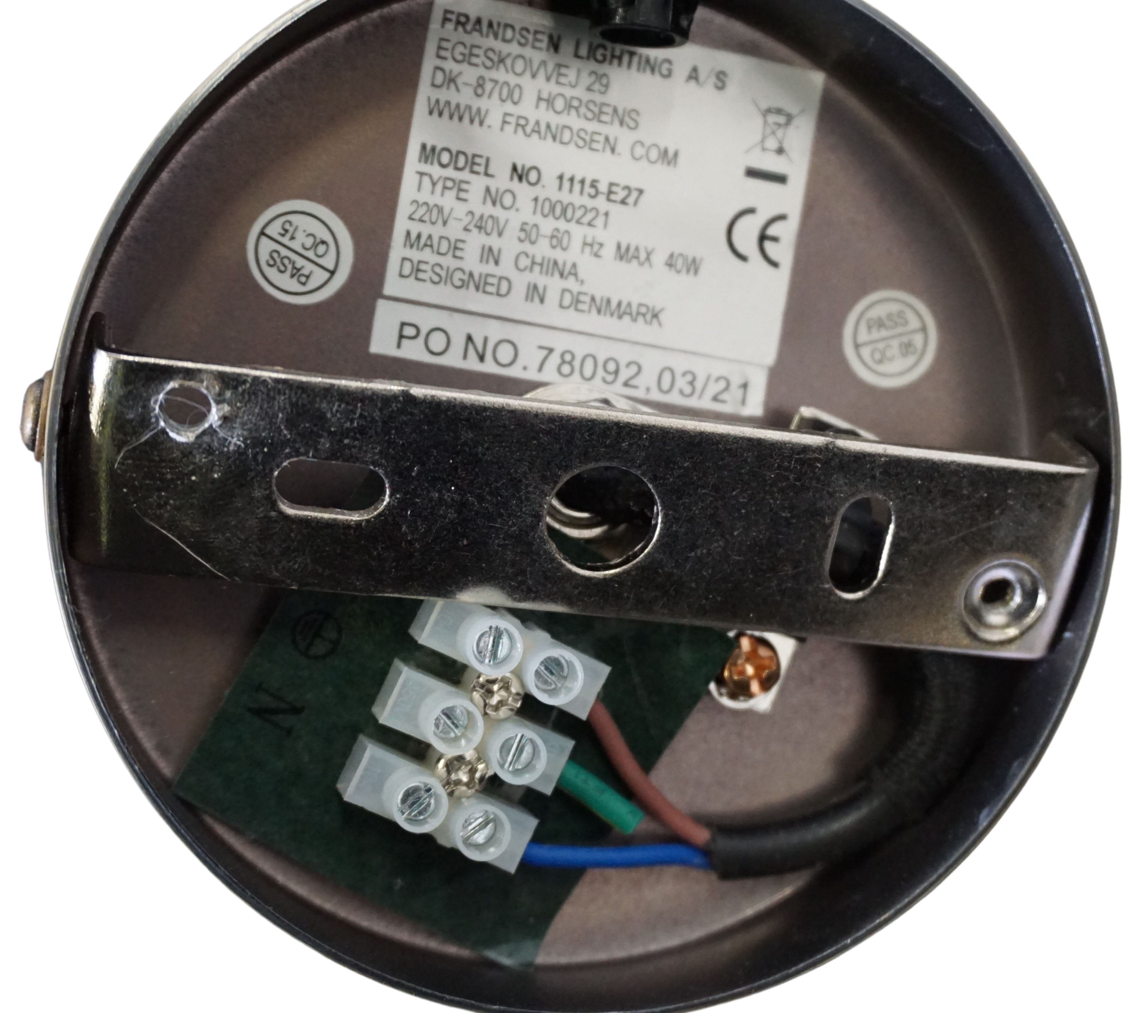 Ball Pendelleuchte Metall Messing Matt