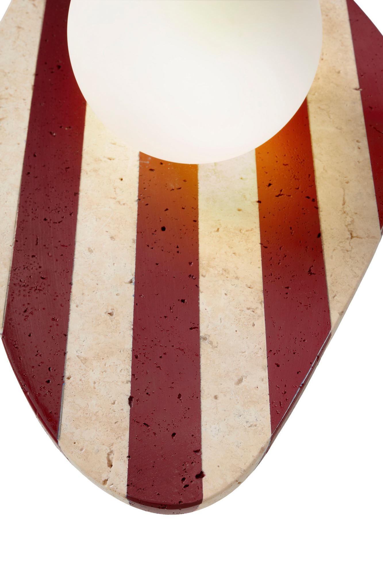 Forest Wall Lamp Travertine Red