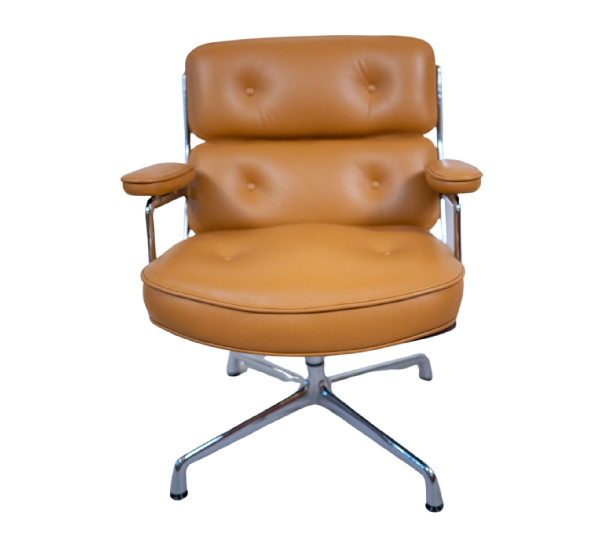 Vintage Eames ES 108 Lobby Stuhl Beige