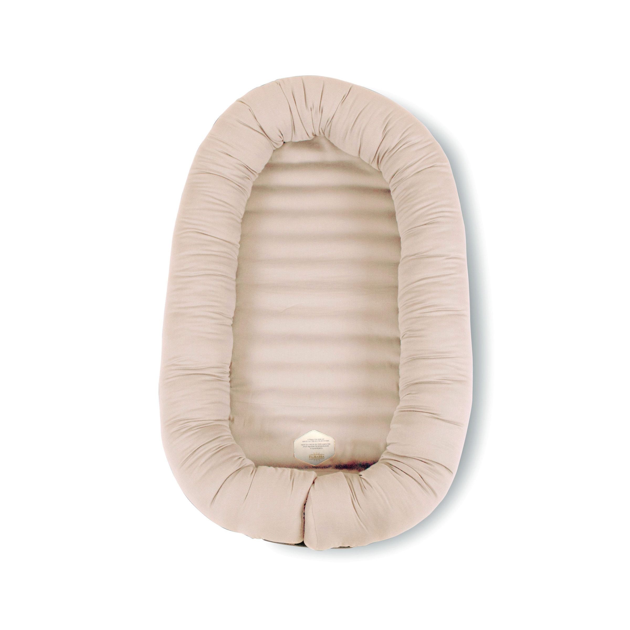 Babynest Bio-Baumwolle Kapok Beige