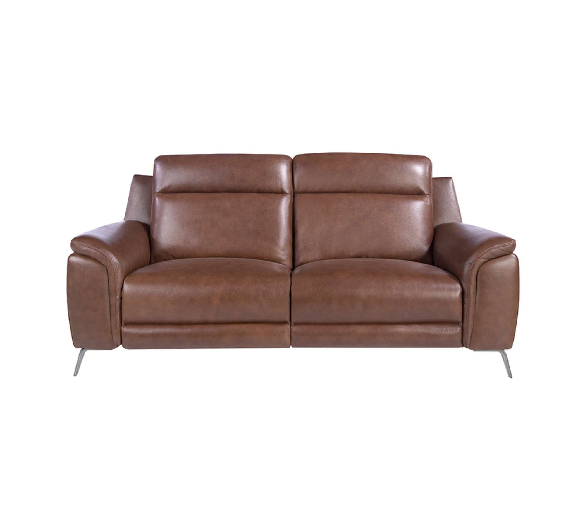 Sofa 2-Sitzer Leder Braun
