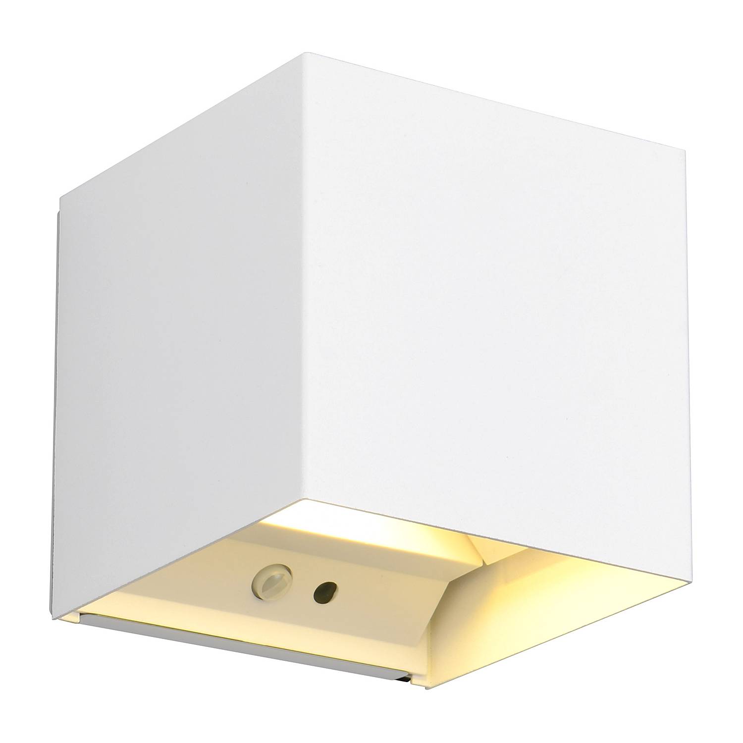 Wandleuchte Talent Typ A Stahl / ABS Weiß Weiß