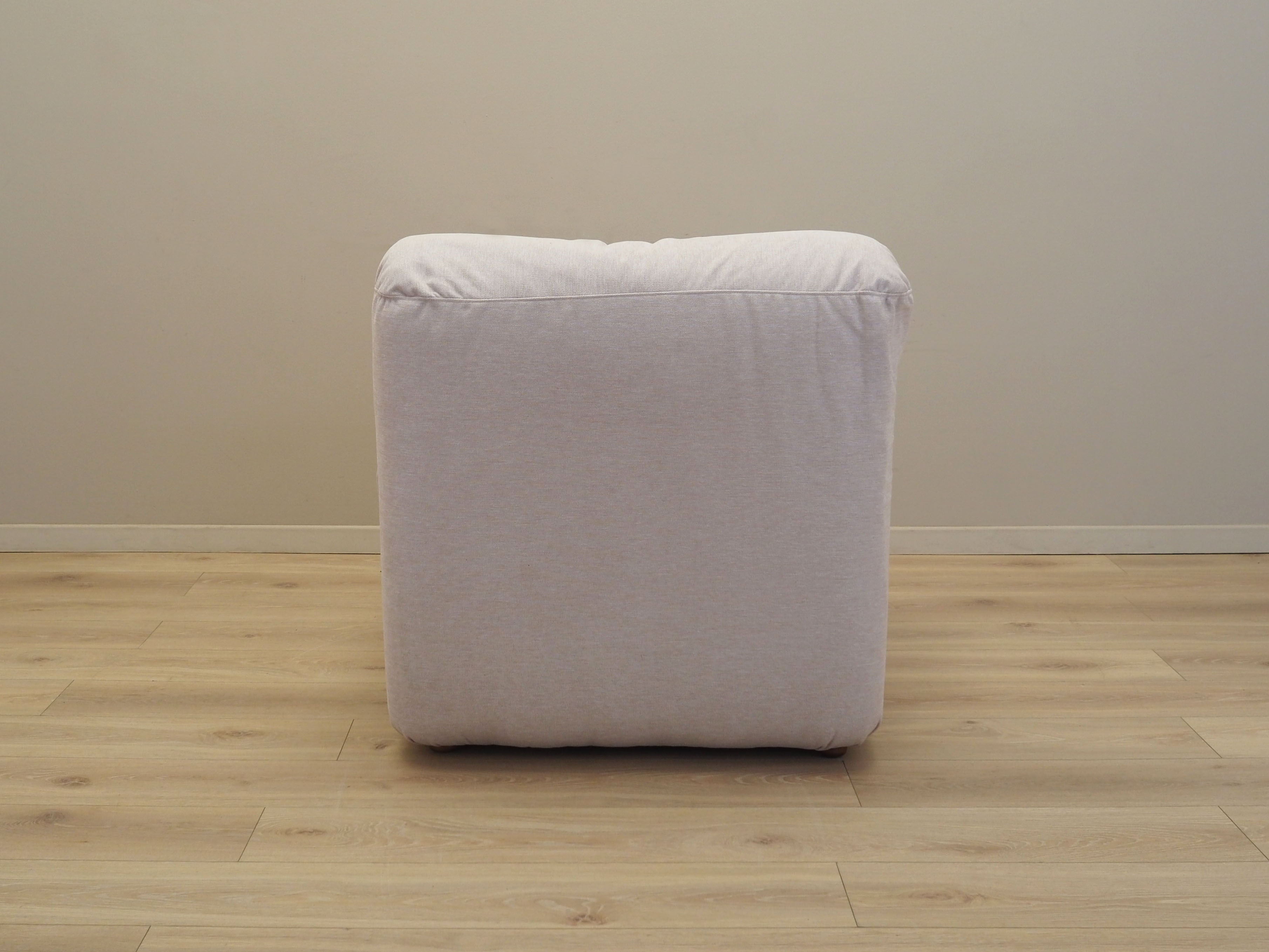 Beige armchair, Italian design, 1970s, Production: Italy