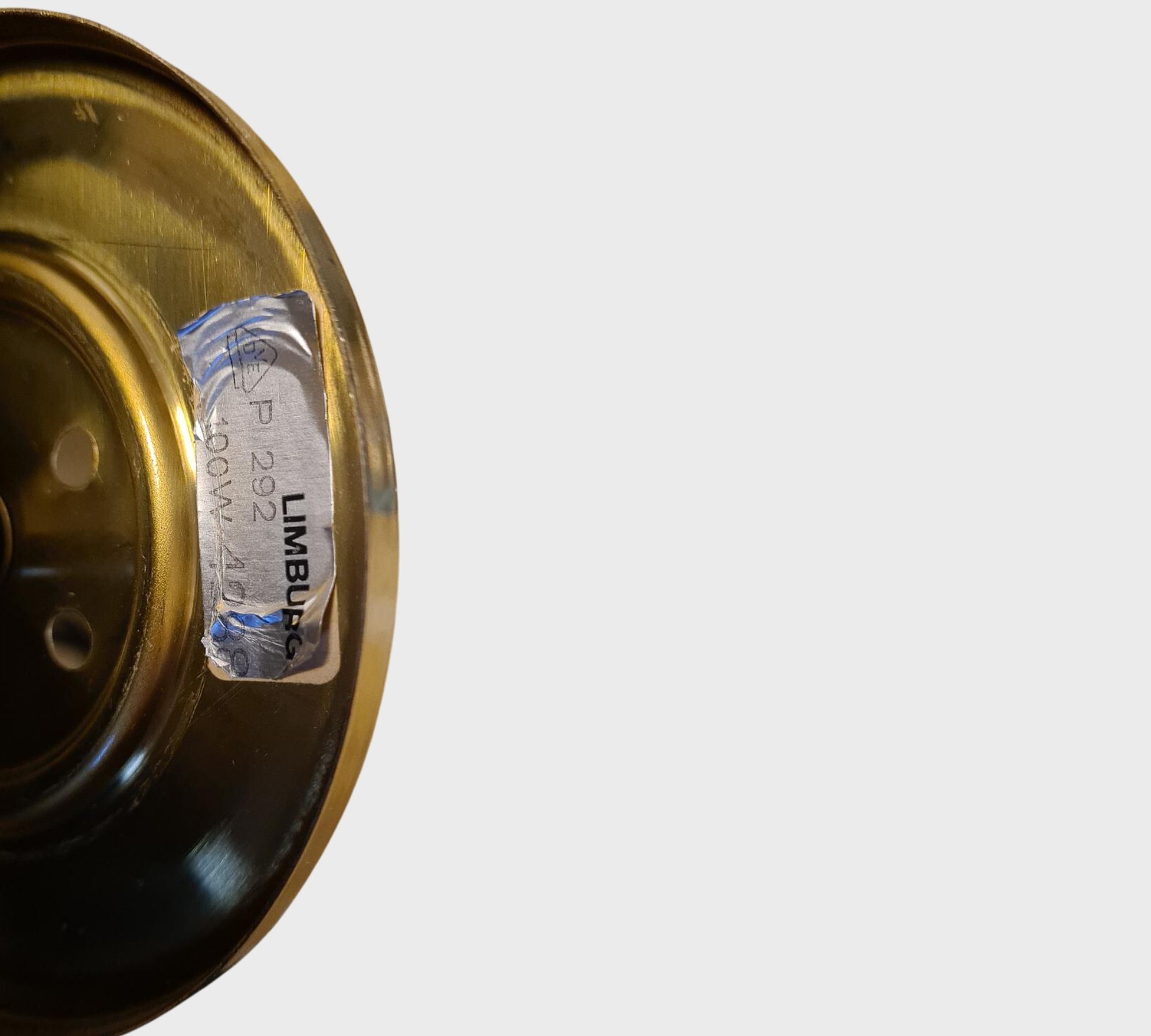 P292 4288 Pendant lamp glass brass gold