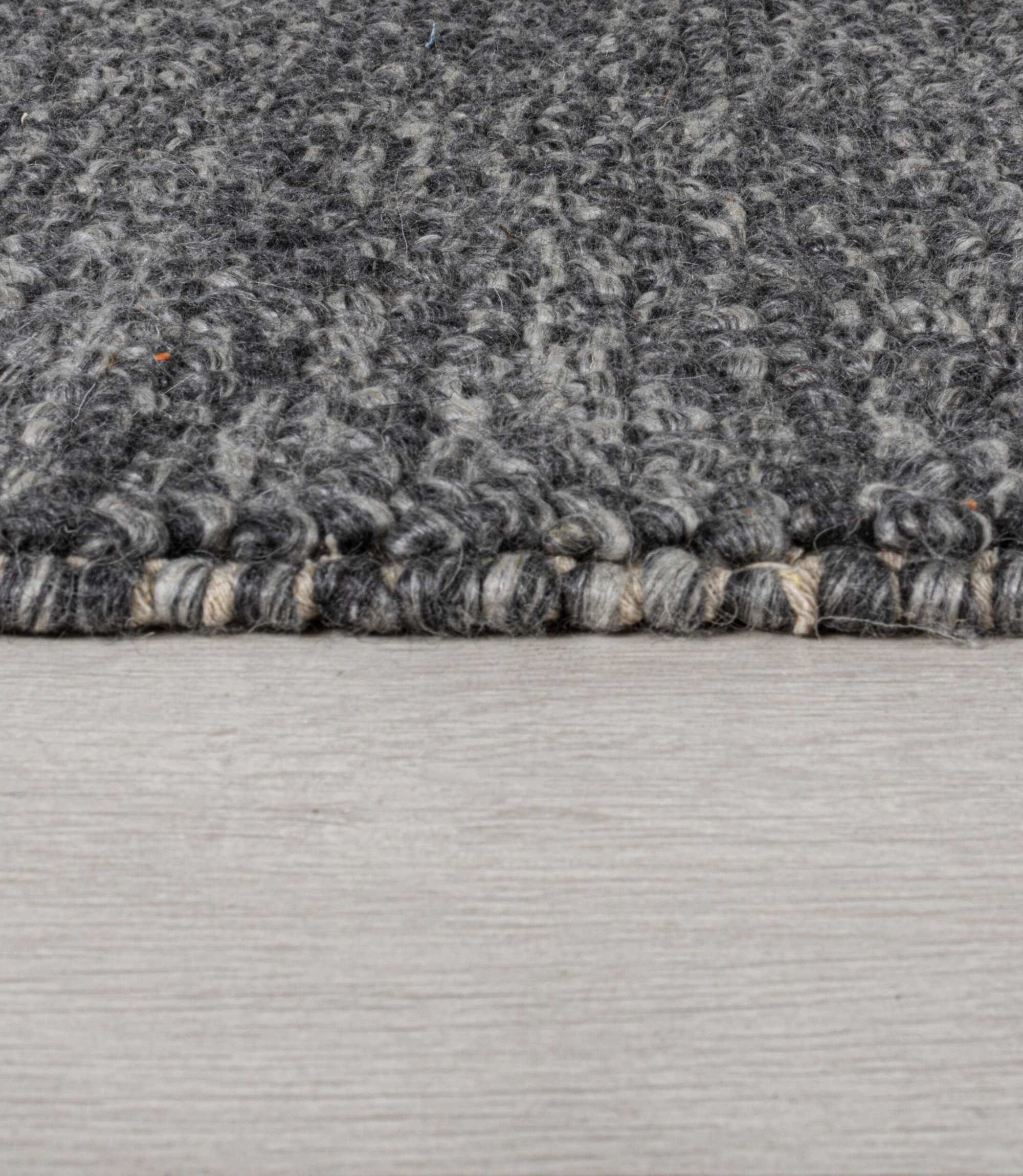 Läufer Wollmischung Minerals Dunkelgrau 60 x 230 cm | Flair Rugs | COCOLI