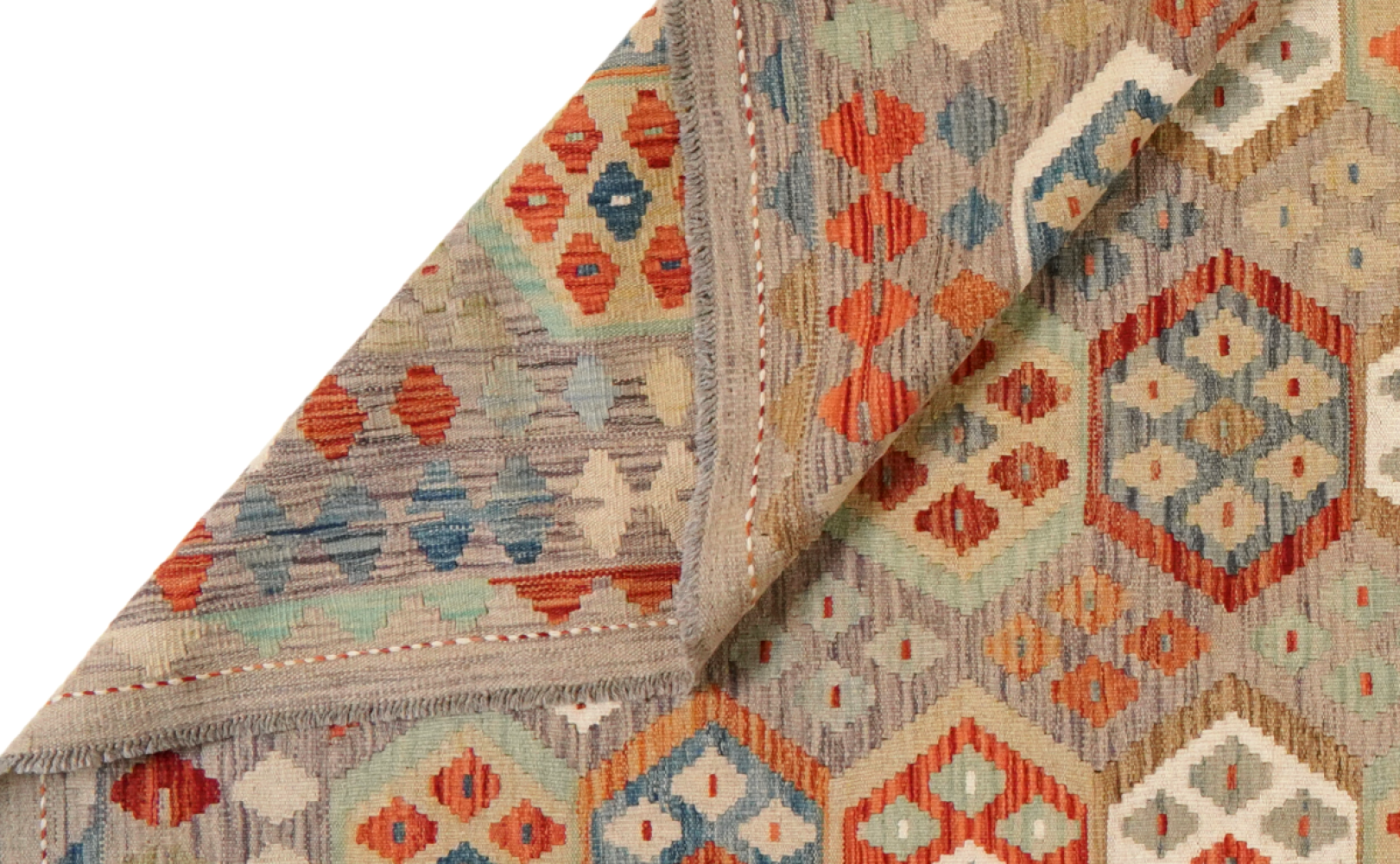 Kilim Laila Wool Multicolored
