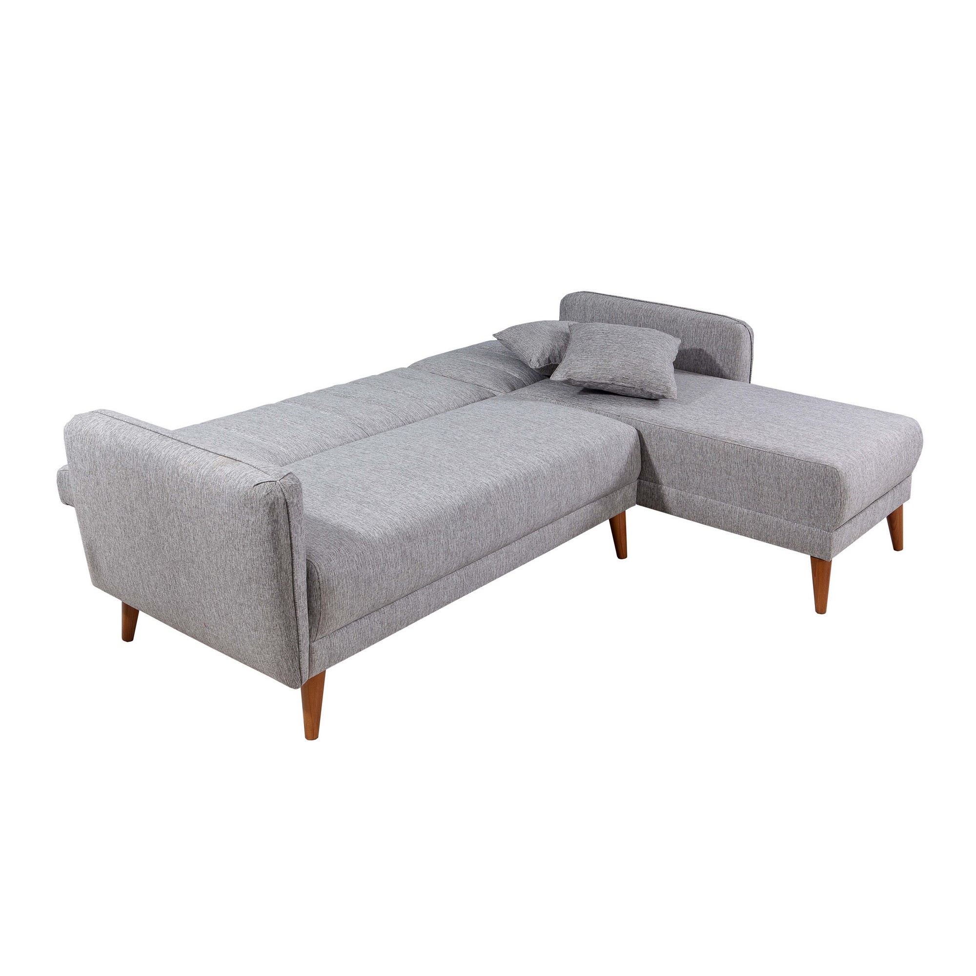 Aqua Corner Schlafsofa Rechts Grau