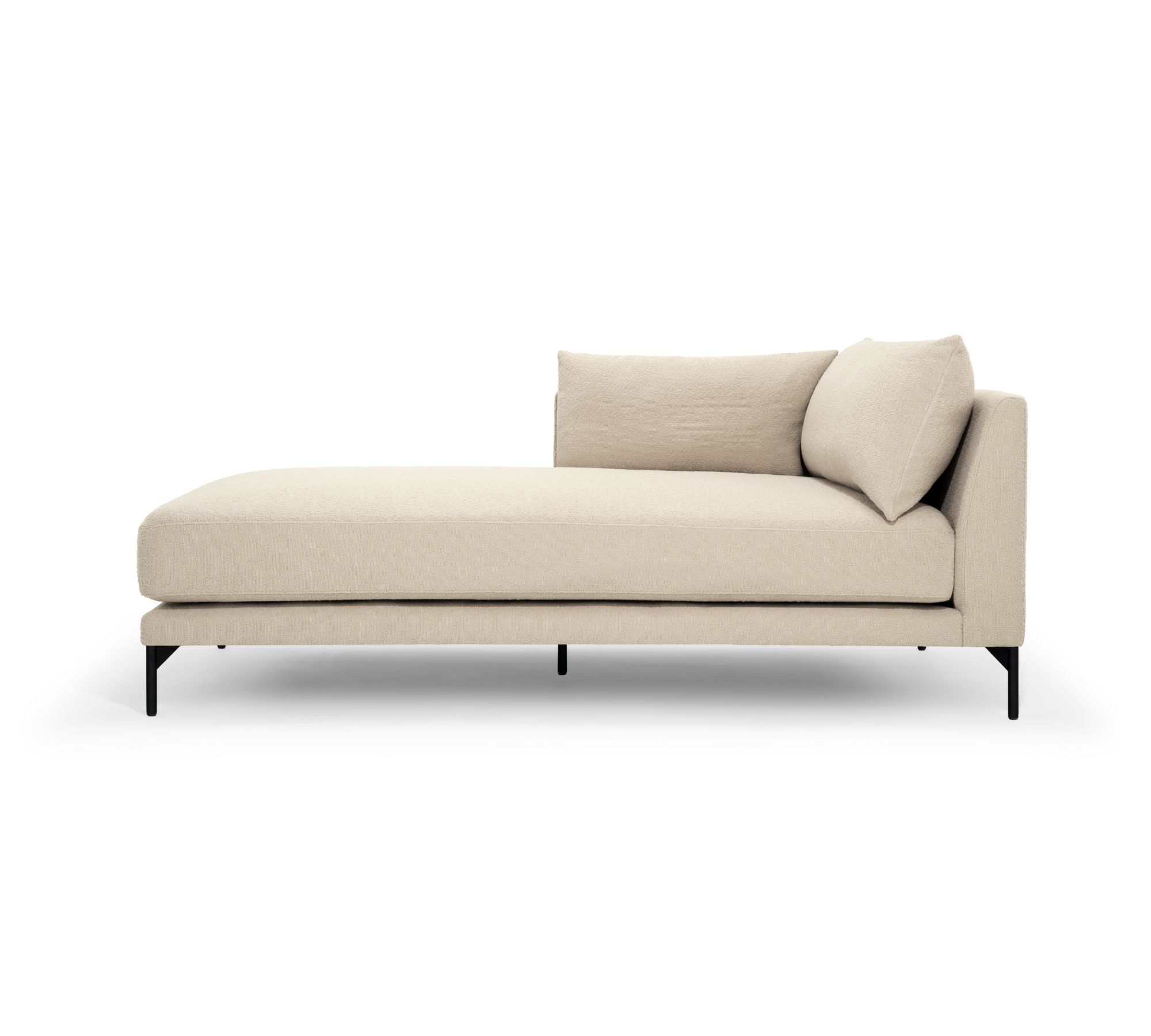 Vincent 1-seater chaise longue left Pasha Dune