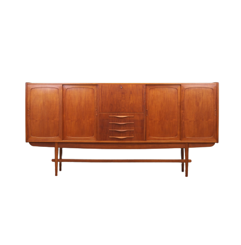 Vintage Sideboard Teakholz Braun 1960er Jahre