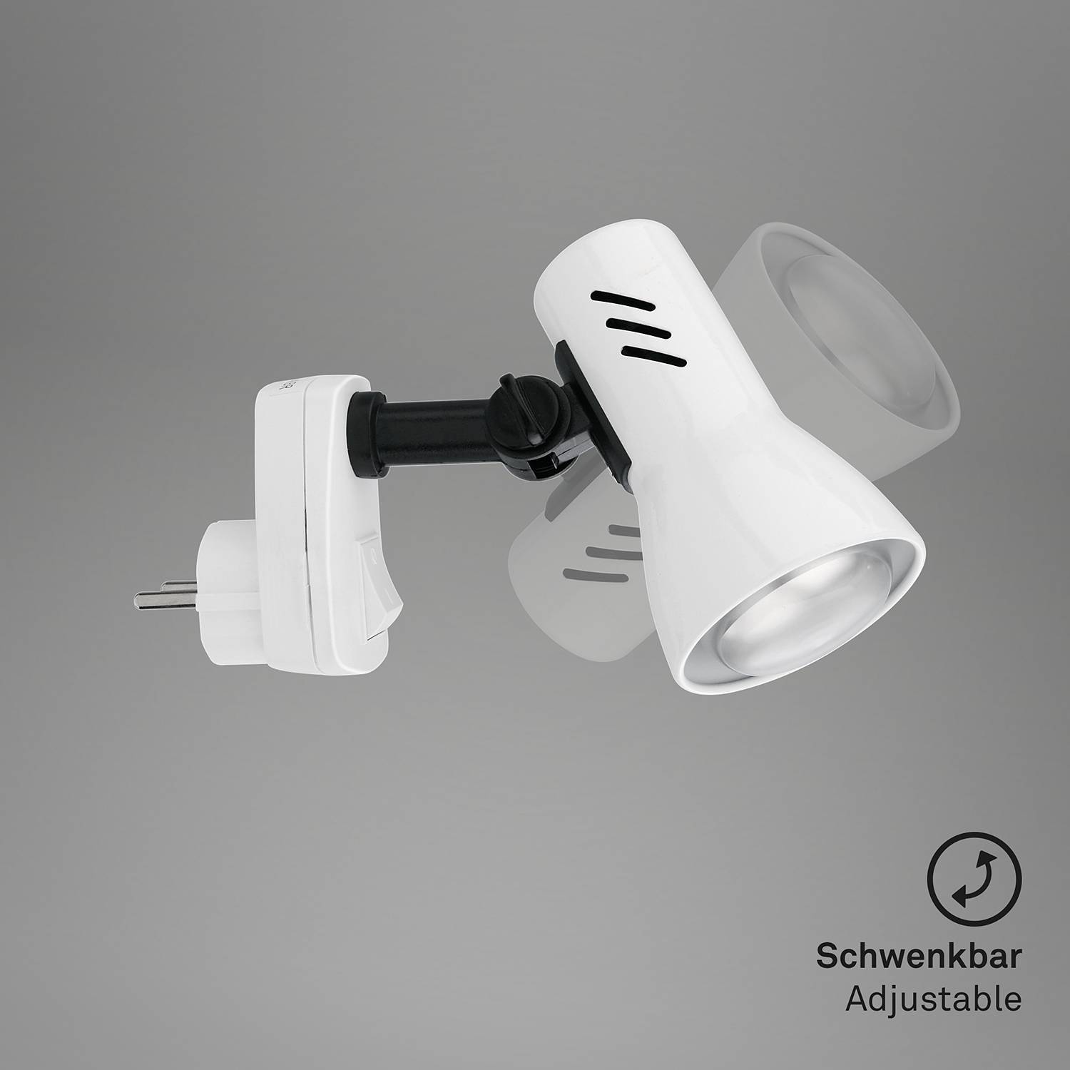 Steckerleuchte Pilo Weiß