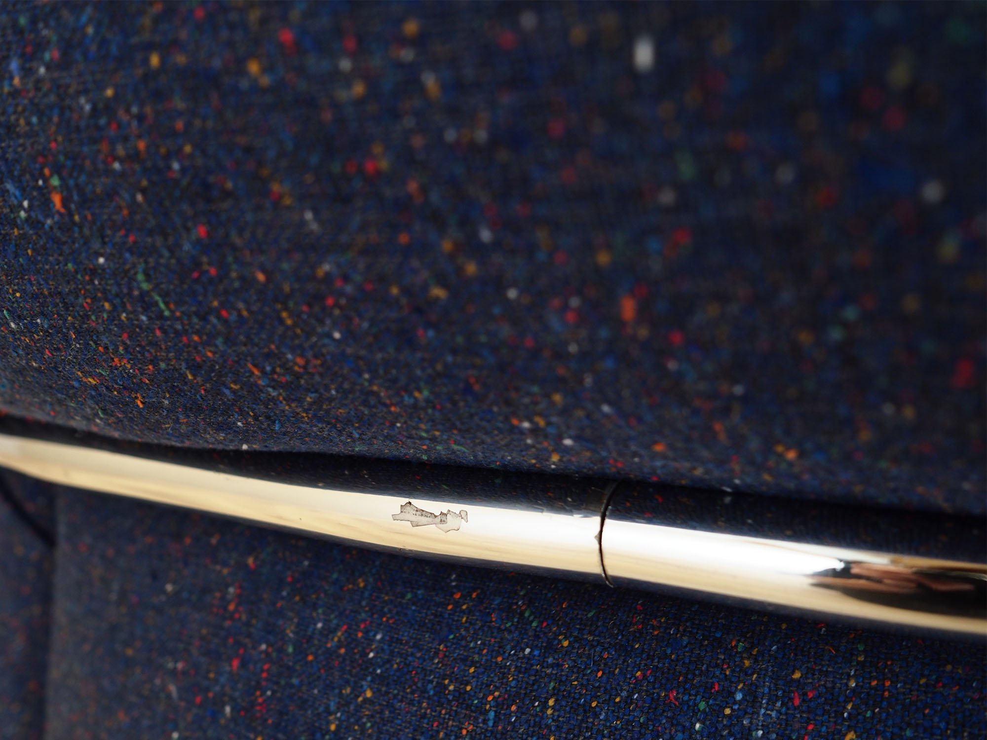 Space Age Sessel Blau