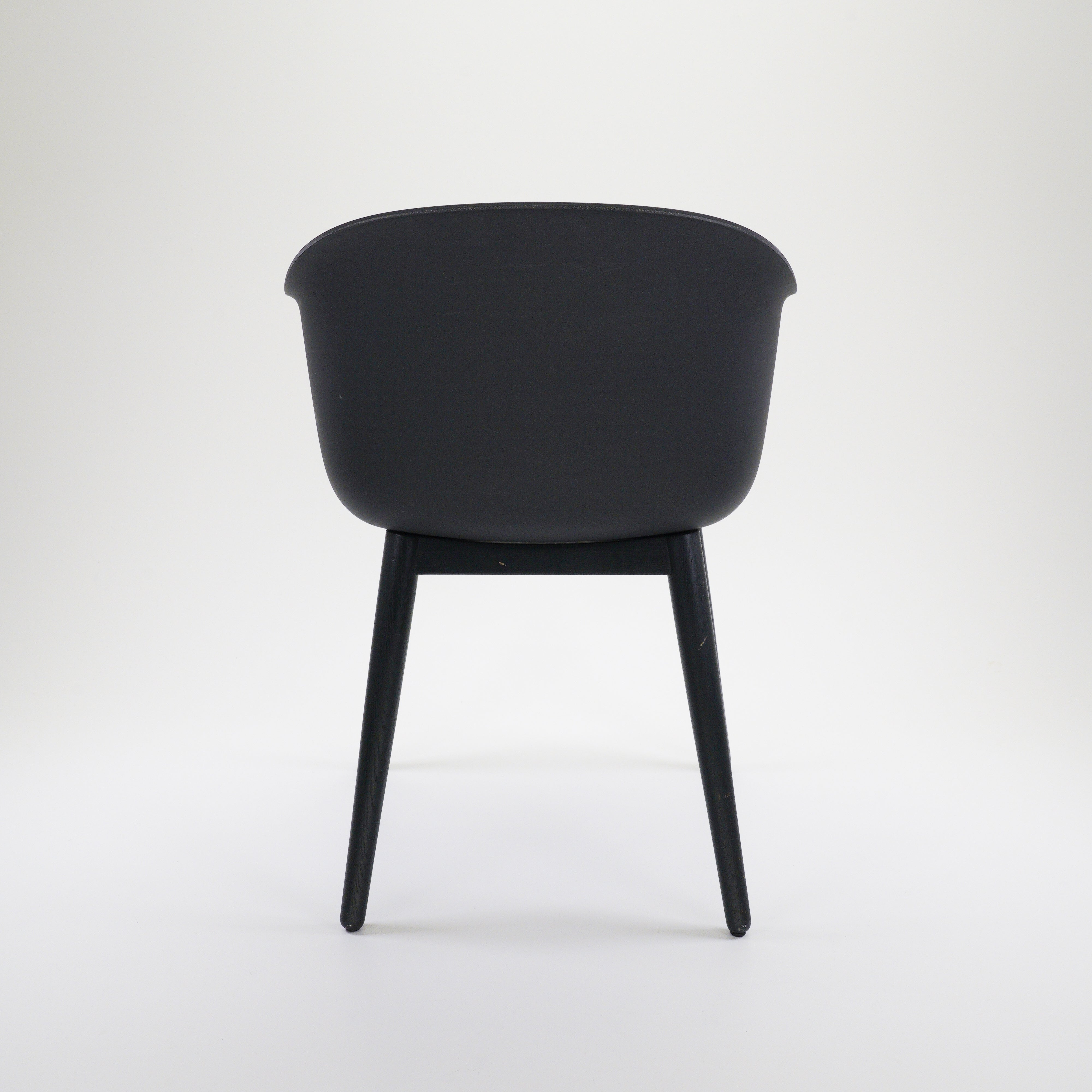 Fiberglass Chair Kunststoff Schwarz